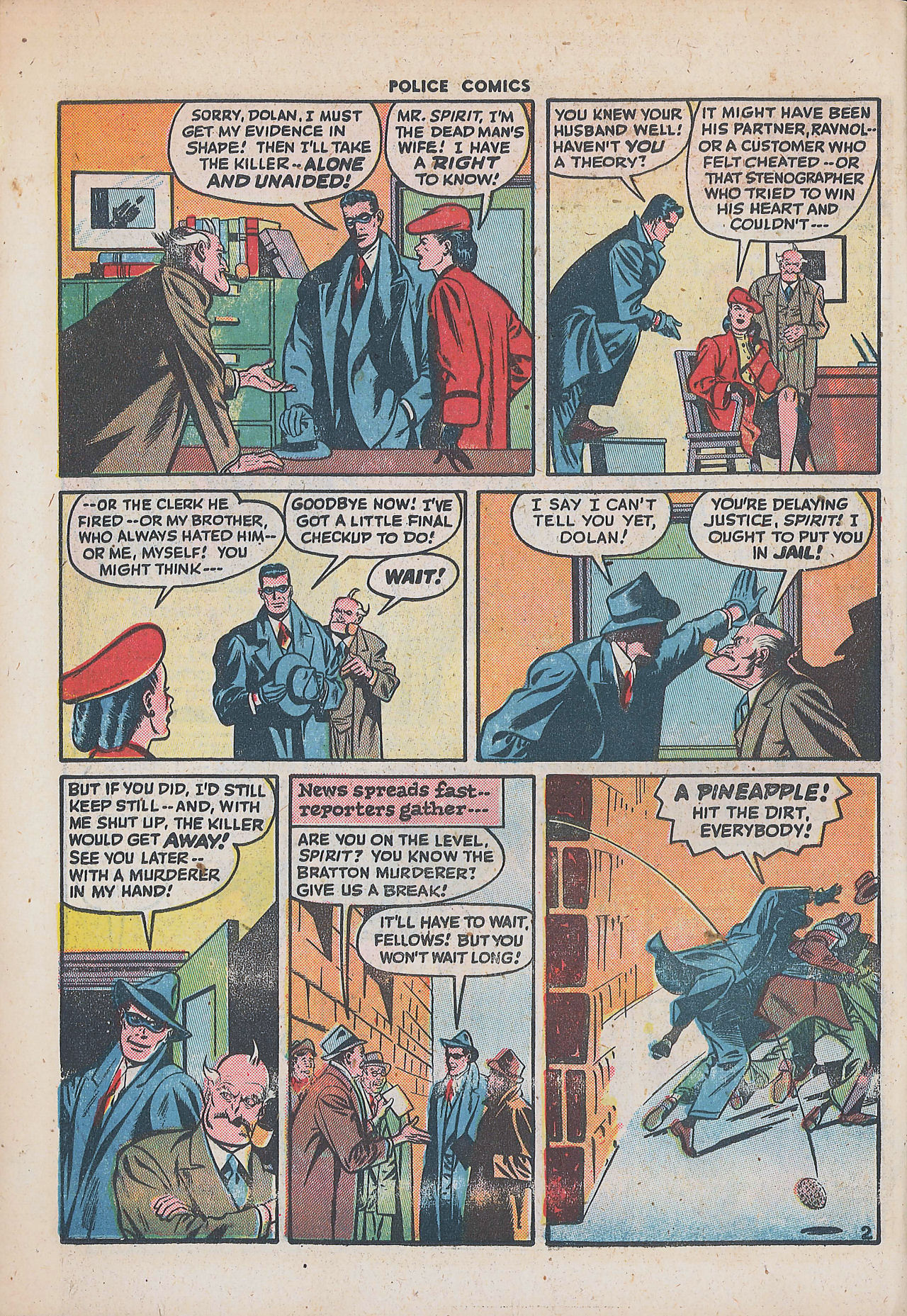 Read online Police Comics comic -  Issue #87 - 34