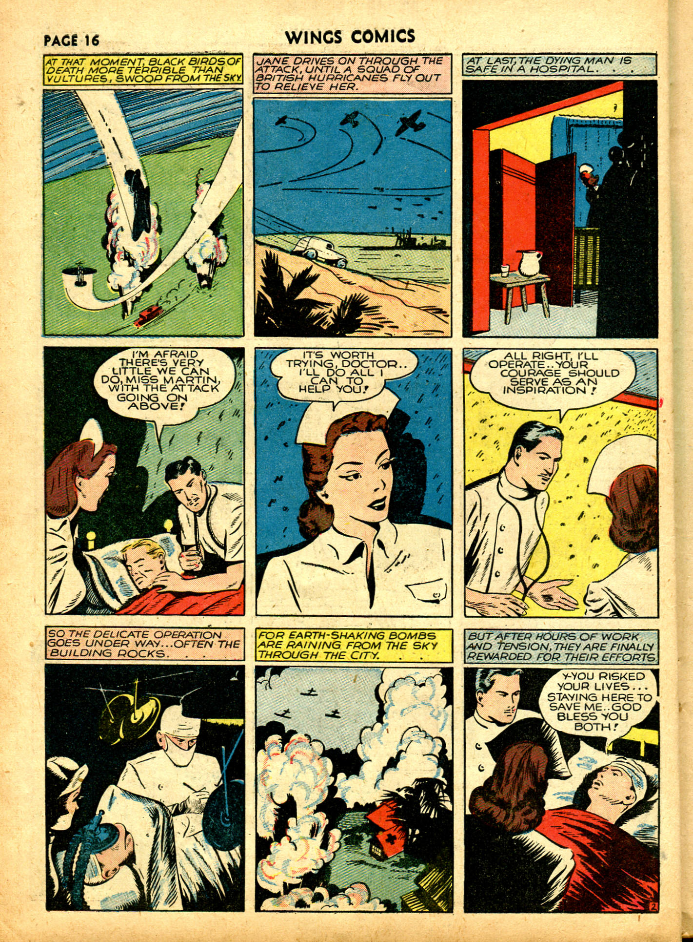 Read online Wings Comics comic -  Issue #6 - 18