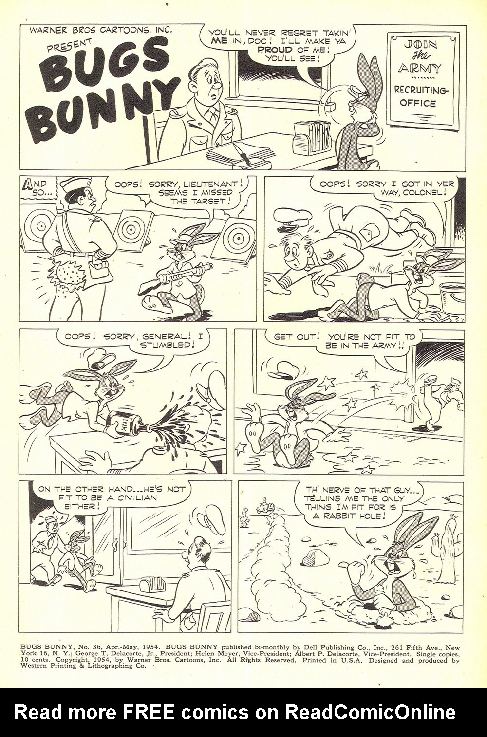 Read online Bugs Bunny comic -  Issue #36 - 2