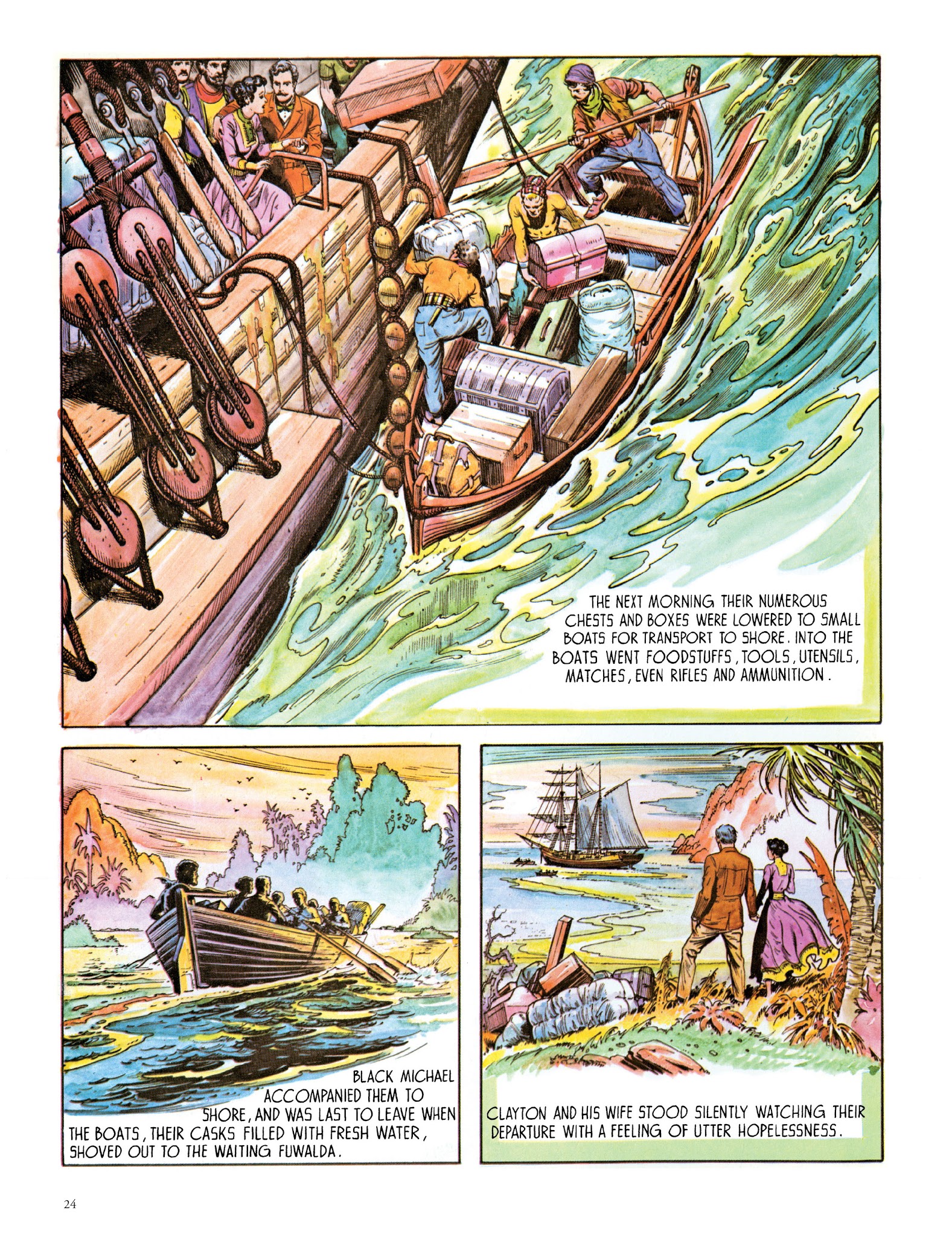 Read online Edgar Rice Burroughs' Tarzan: Burne Hogarth's Lord of the Jungle comic -  Issue # TPB - 26