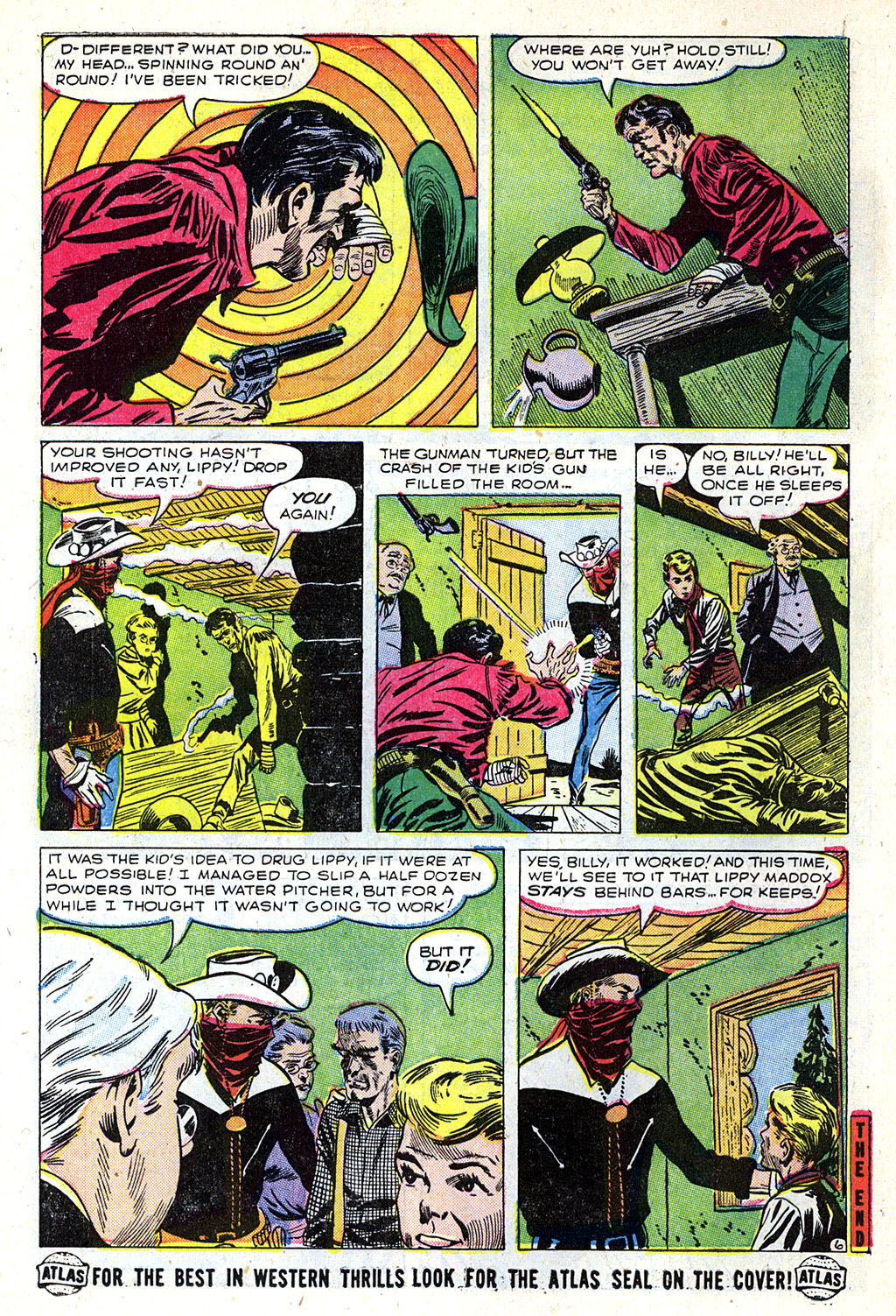 Read online The Outlaw Kid (1954) comic -  Issue #7 - 16