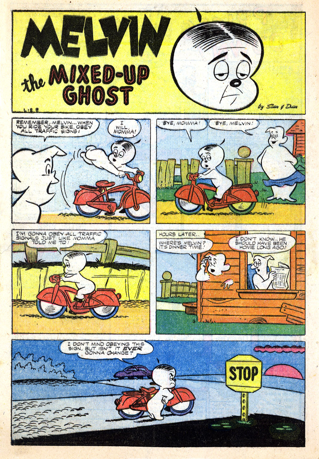 Read online Homer, the Happy Ghost comic -  Issue #12 - 28
