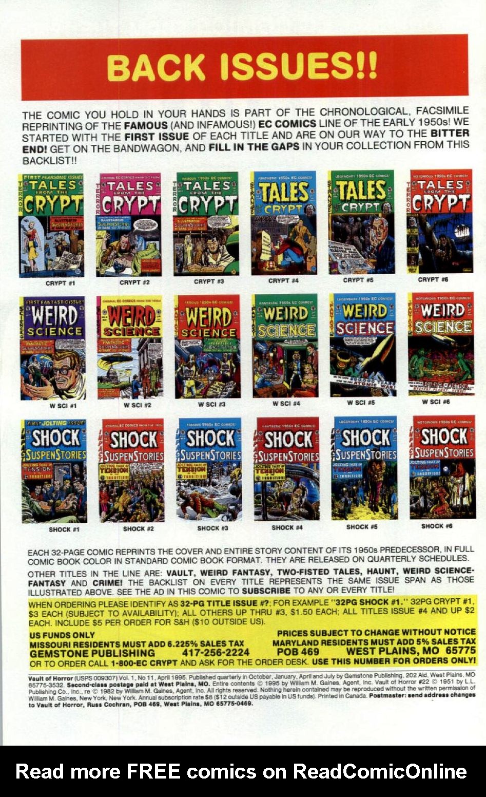 Read online The Vault of Horror (1950) comic -  Issue #22 - 3