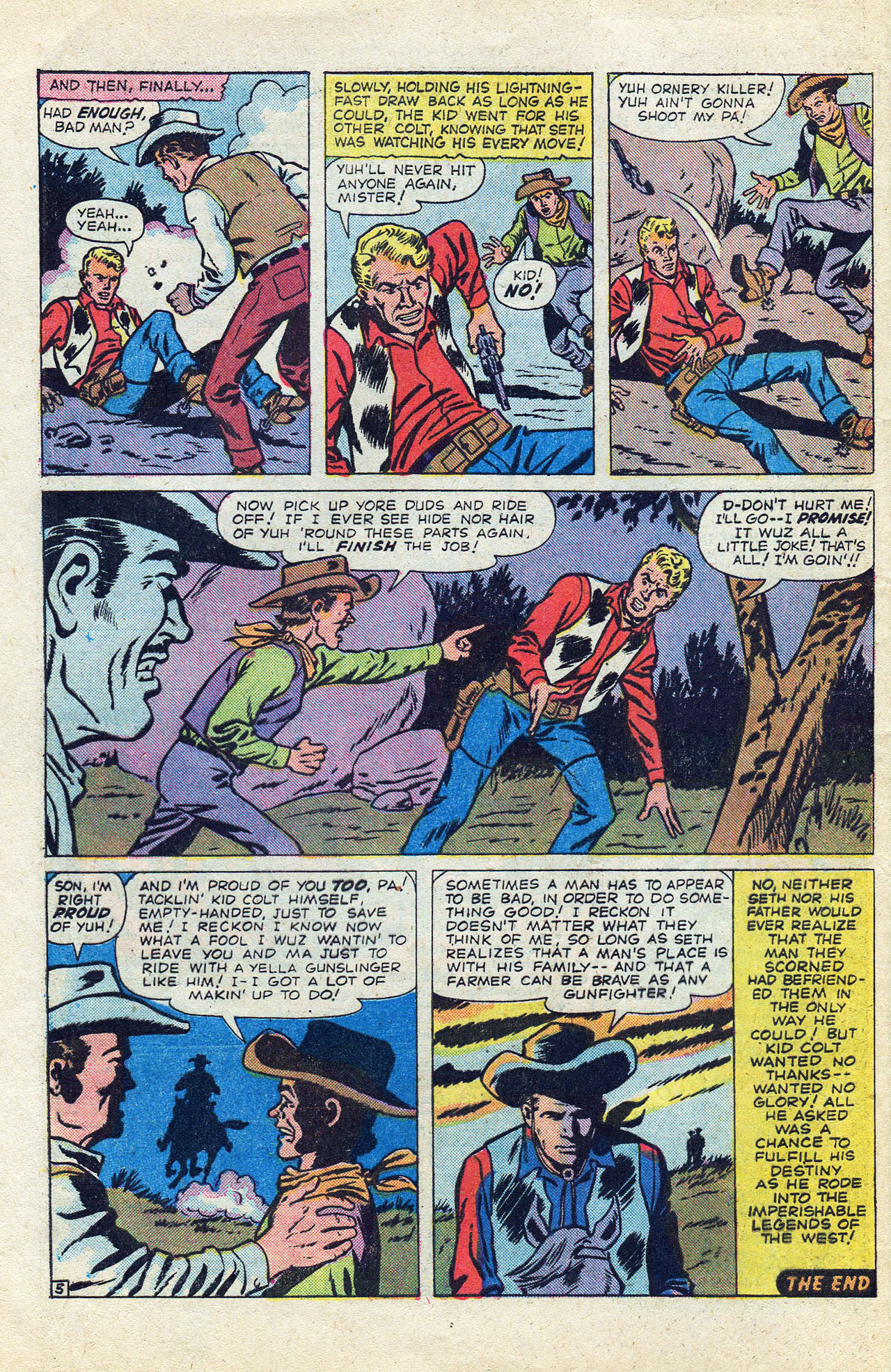 Read online Kid Colt Outlaw comic -  Issue #168 - 32