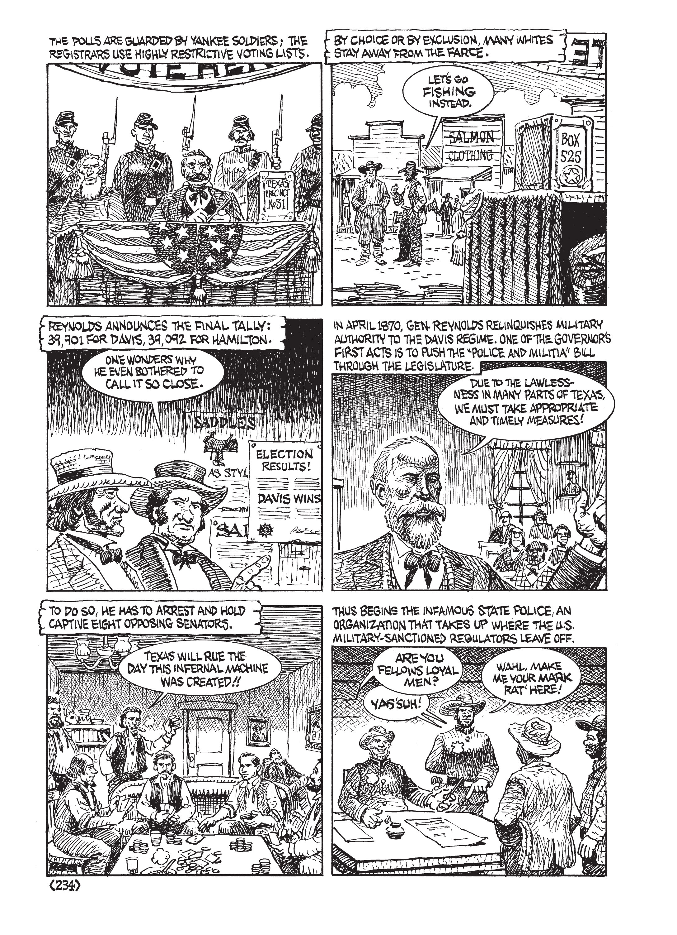 Read online Jack Jackson's American History: Los Tejanos and Lost Cause comic -  Issue # TPB (Part 3) - 32