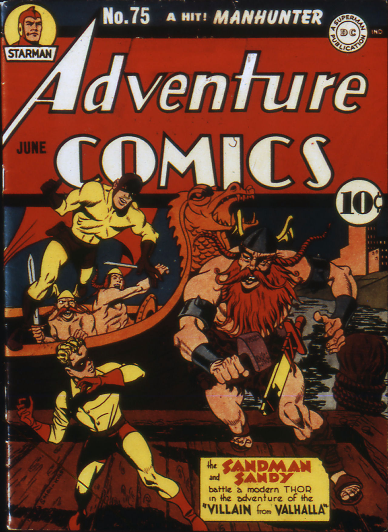 Read online Adventure Comics (1938) comic -  Issue #75 - 1