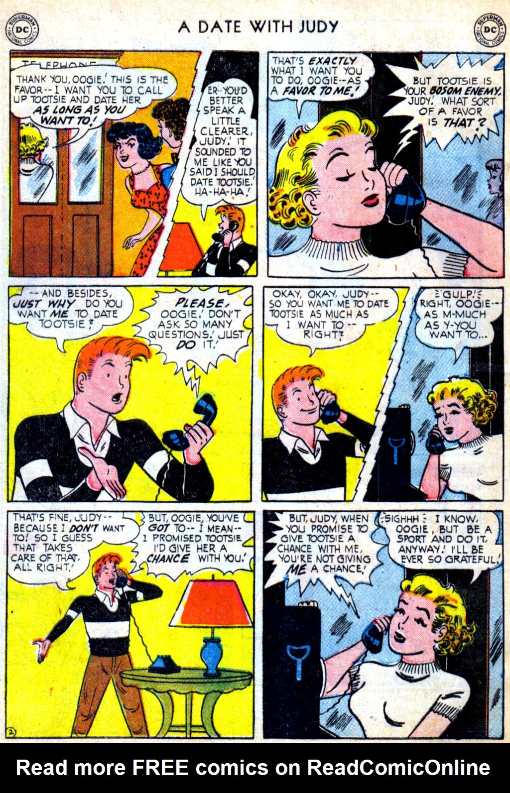 Read online A Date with Judy comic -  Issue #43 - 4