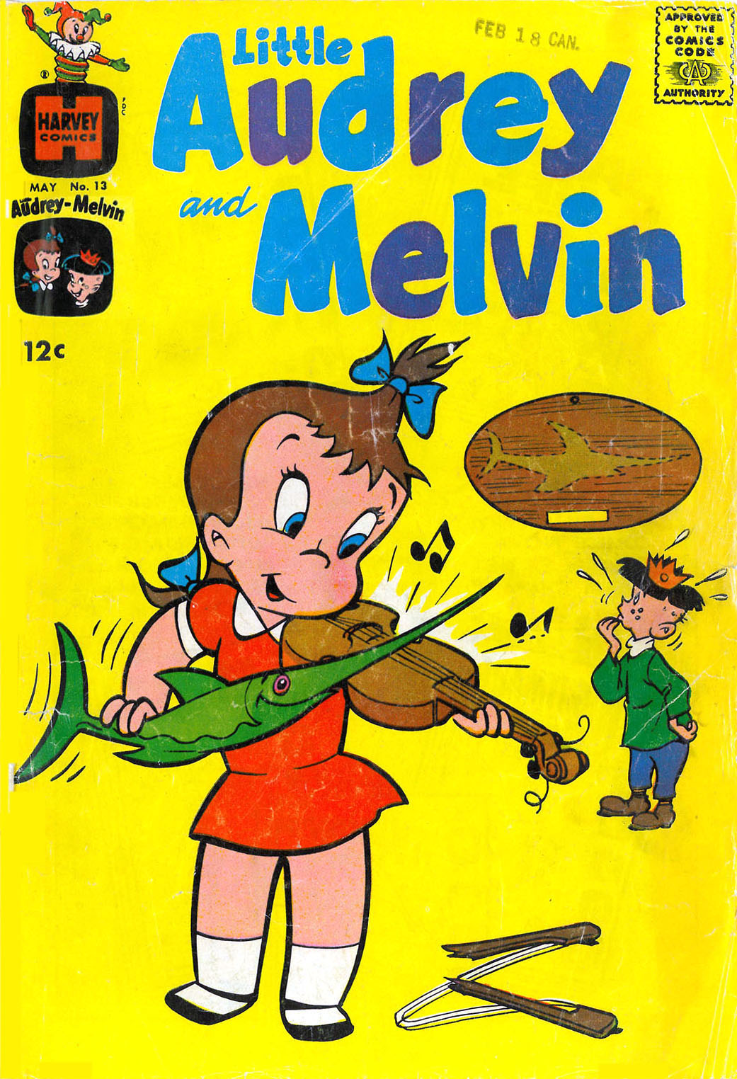 Read online Little Audrey And Melvin comic -  Issue #13 - 1