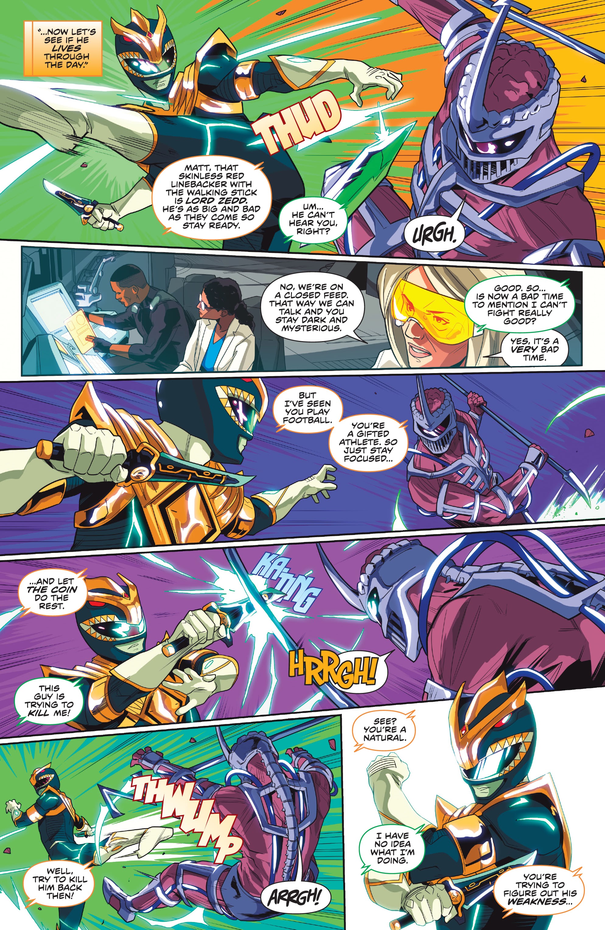 Read online Mighty Morphin comic -  Issue #5 - 7
