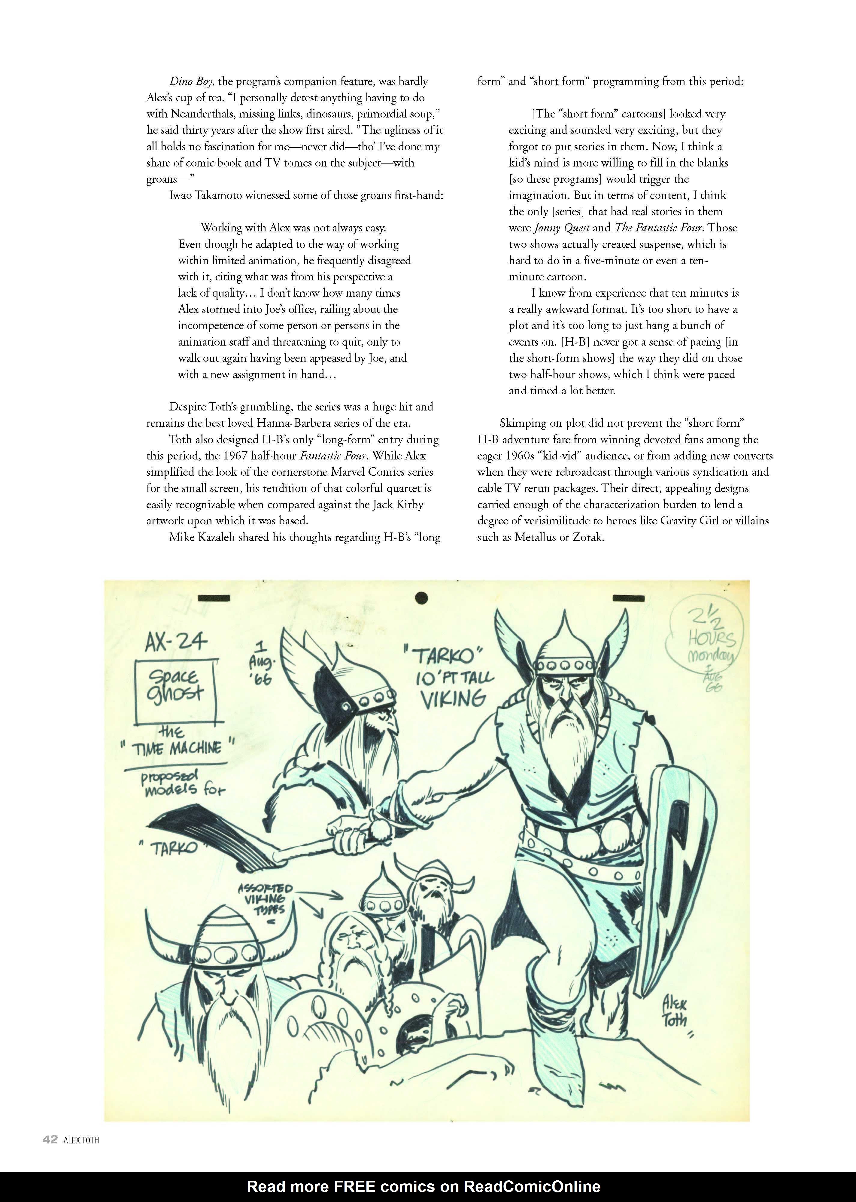 Read online Genius, Animated: The Cartoon Art of Alex Toth comic -  Issue # TPB (Part 1) - 43