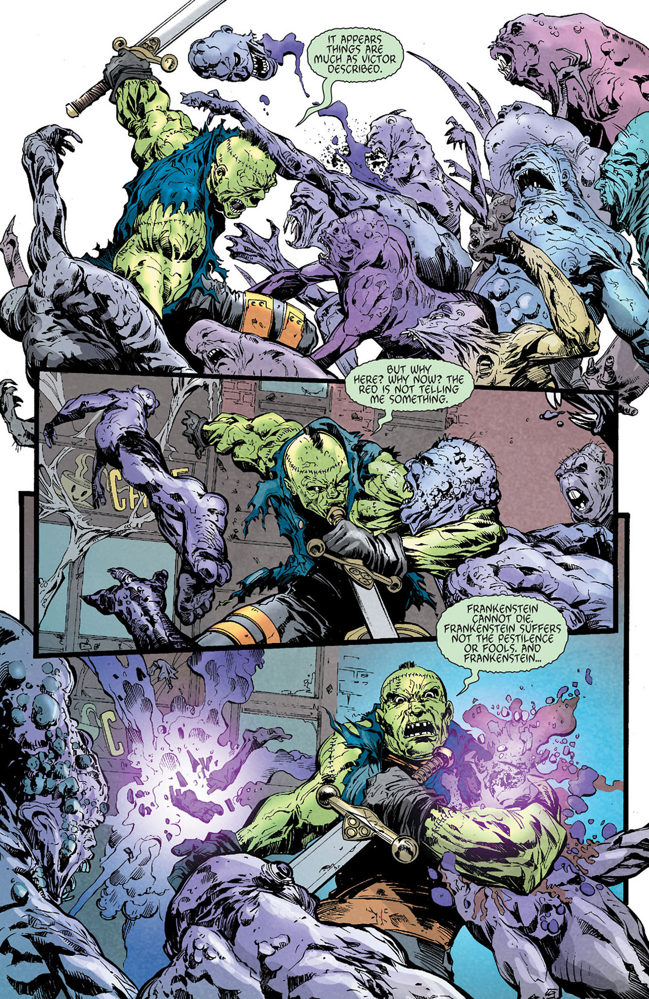 Read online Frankenstein, Agent of S.H.A.D.E. comic -  Issue #13 - 14