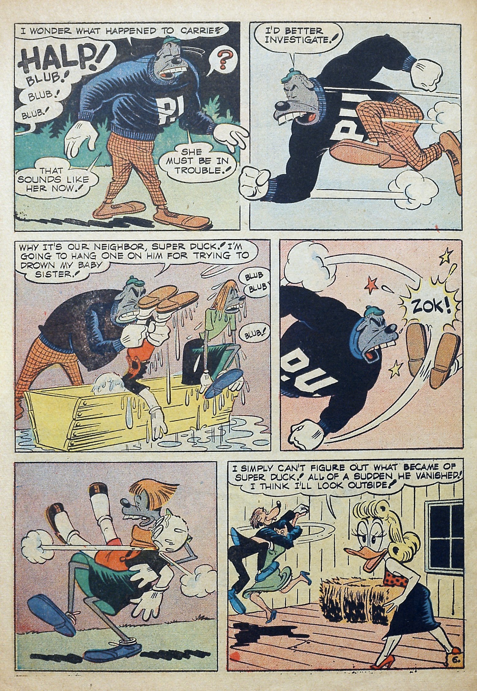 Read online Super Duck Comics comic -  Issue #41 - 46