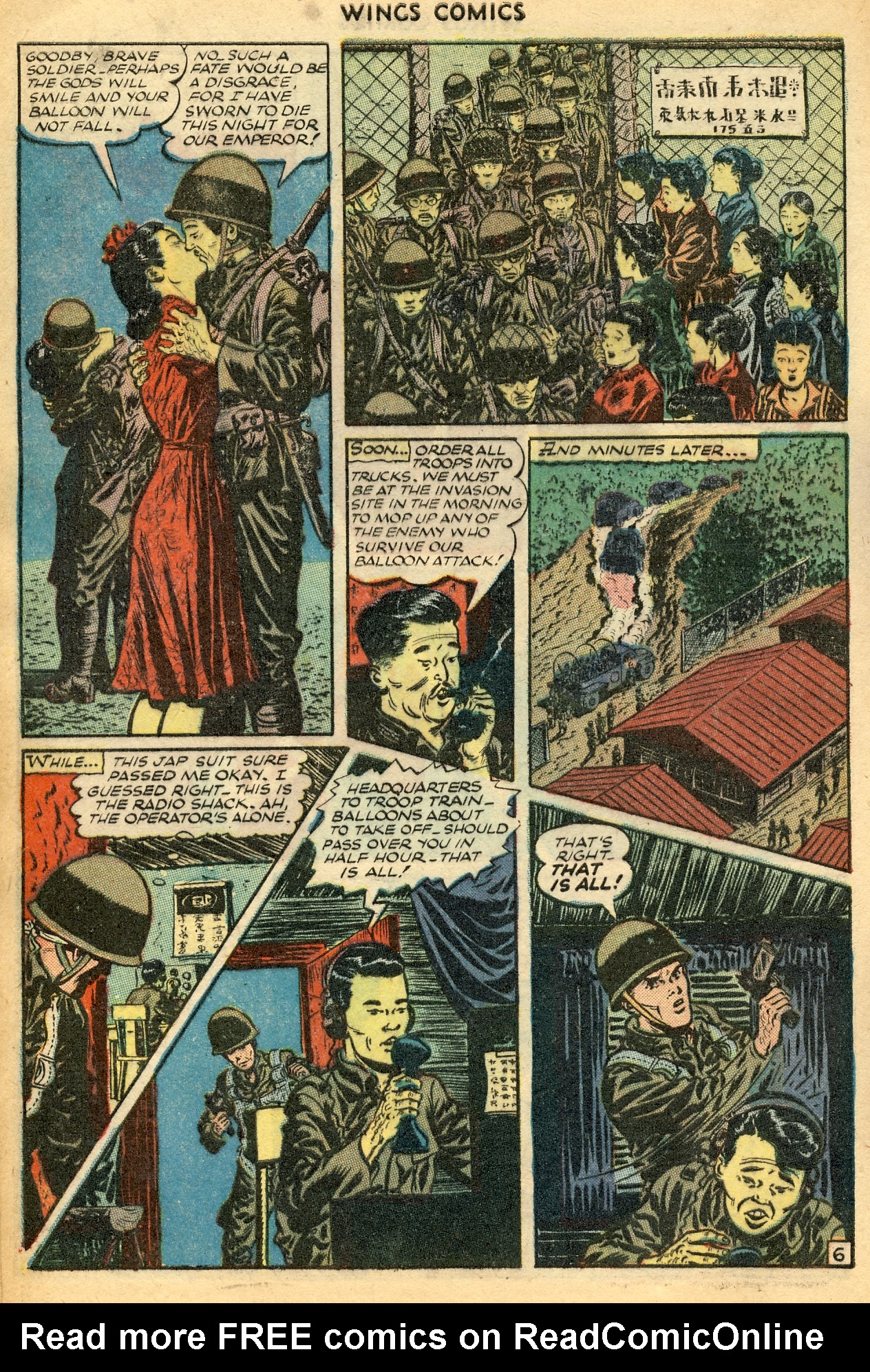 Read online Wings Comics comic -  Issue #65 - 8