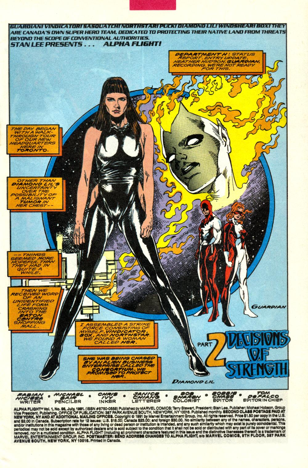 Read online Alpha Flight (1983) comic -  Issue #98 - 2