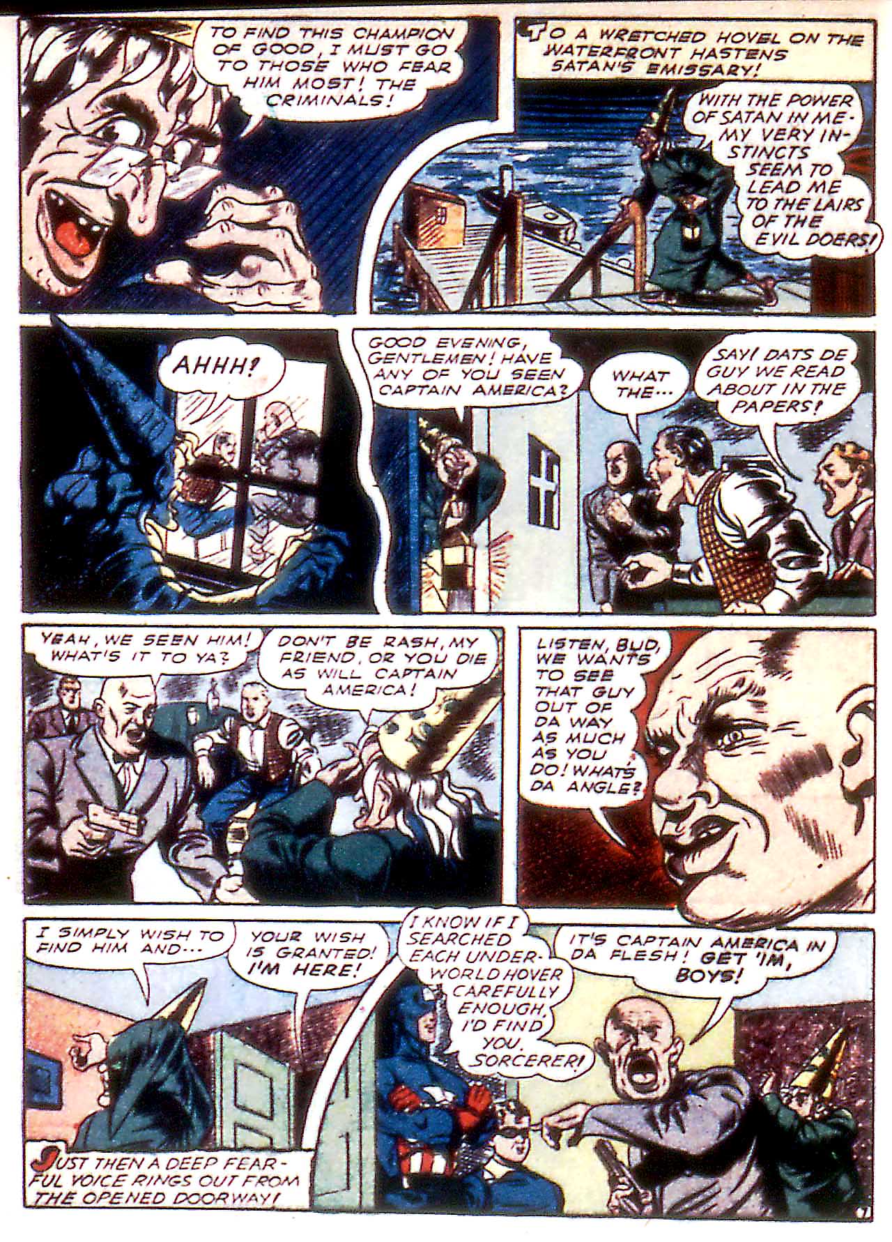 Read online Captain America Comics comic -  Issue #21 - 38