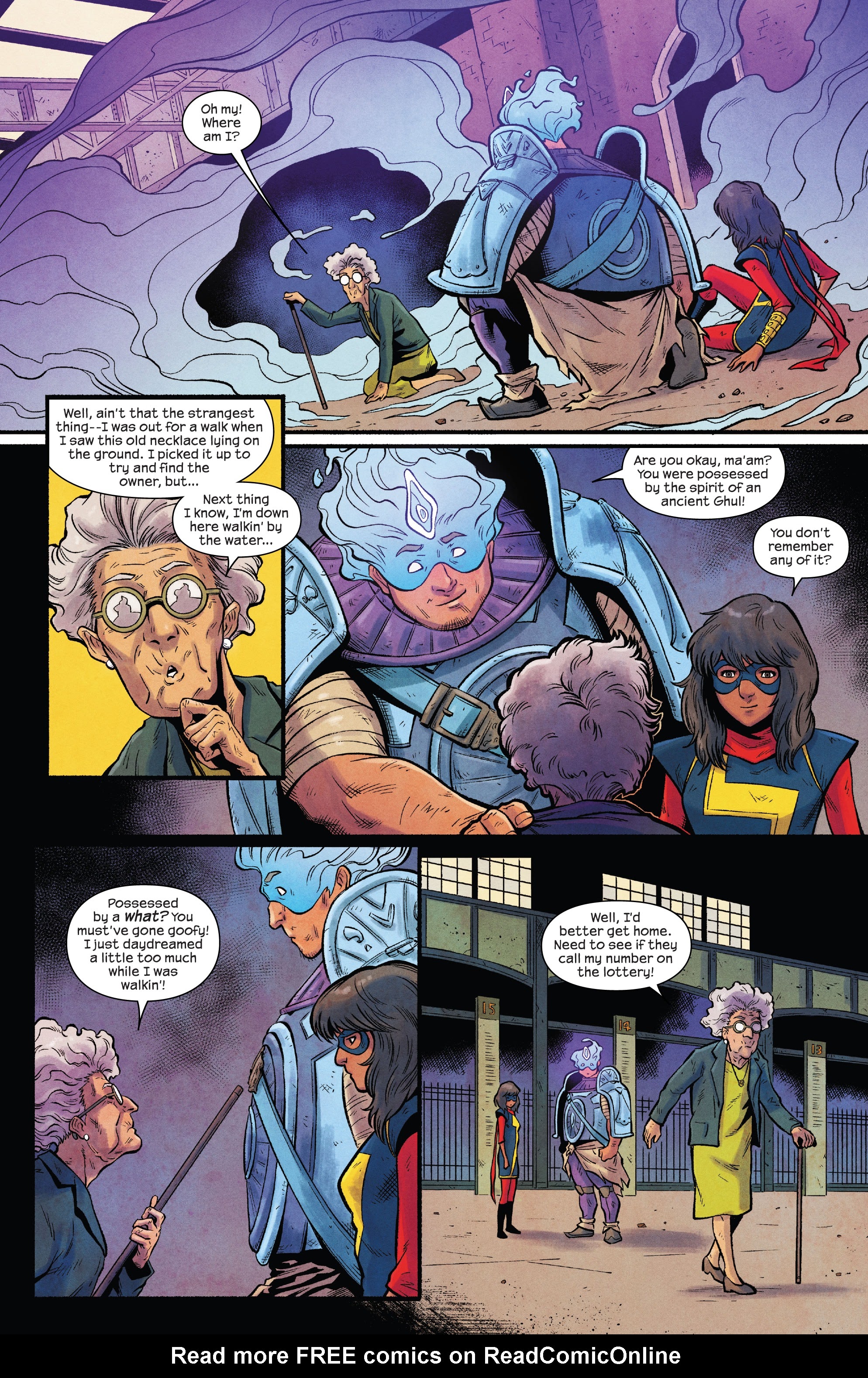 Read online Magnificent Ms. Marvel comic -  Issue #16 - 20