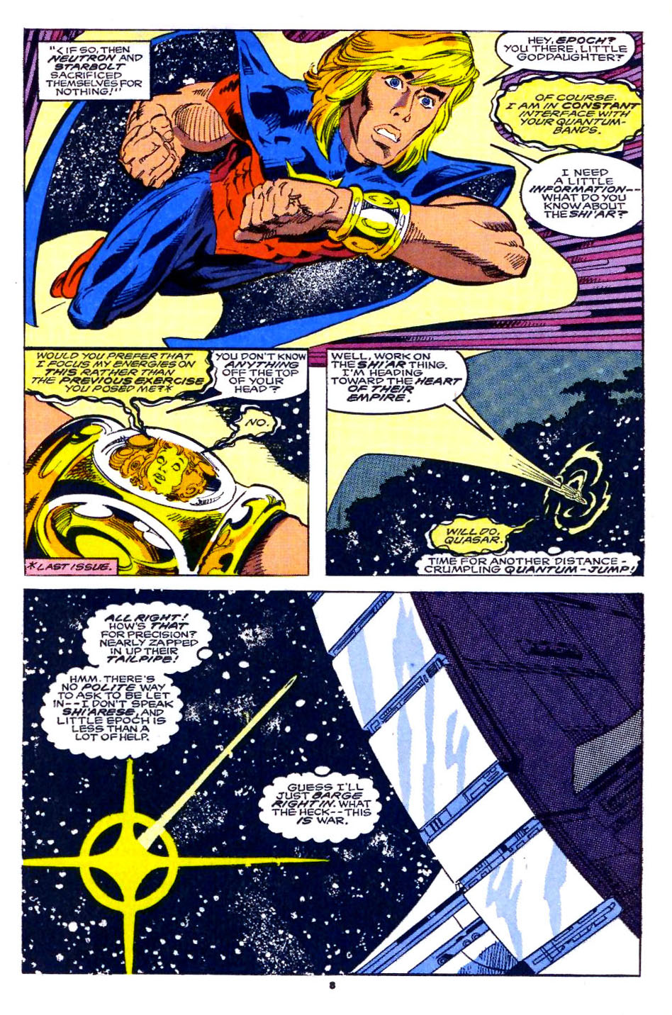 Read online Quasar comic -  Issue #33 - 7