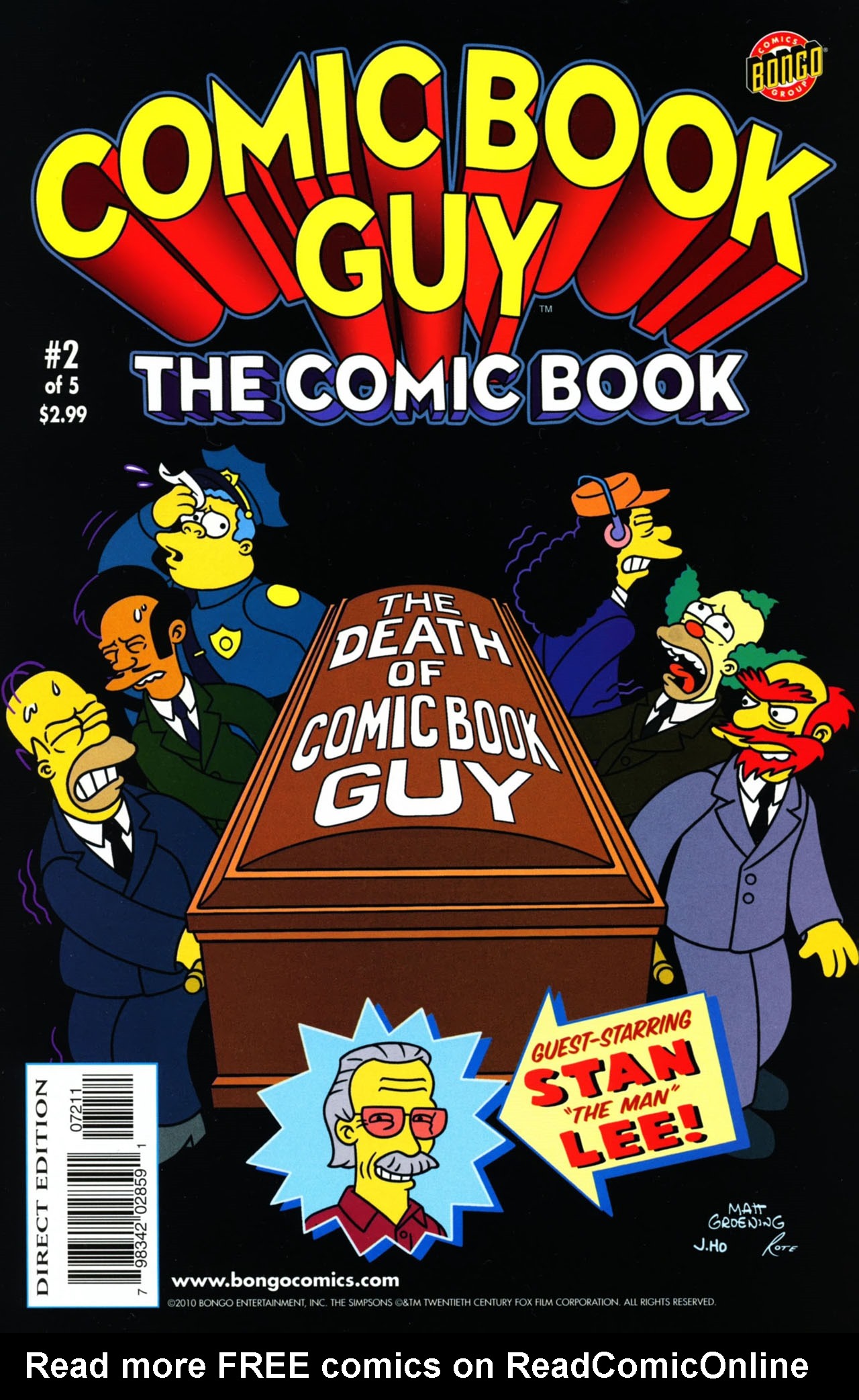 Read online Bongo Comics presents Comic Book Guy: The Comic Book comic -  Issue #2 - 1
