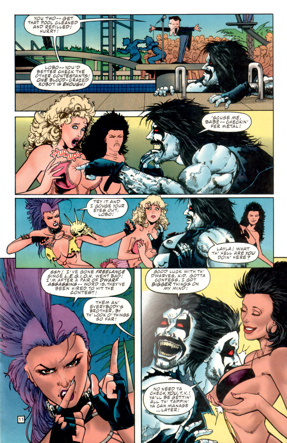 Read online Lobo's Big Babe Spring Break Special comic -  Issue # Full - 12