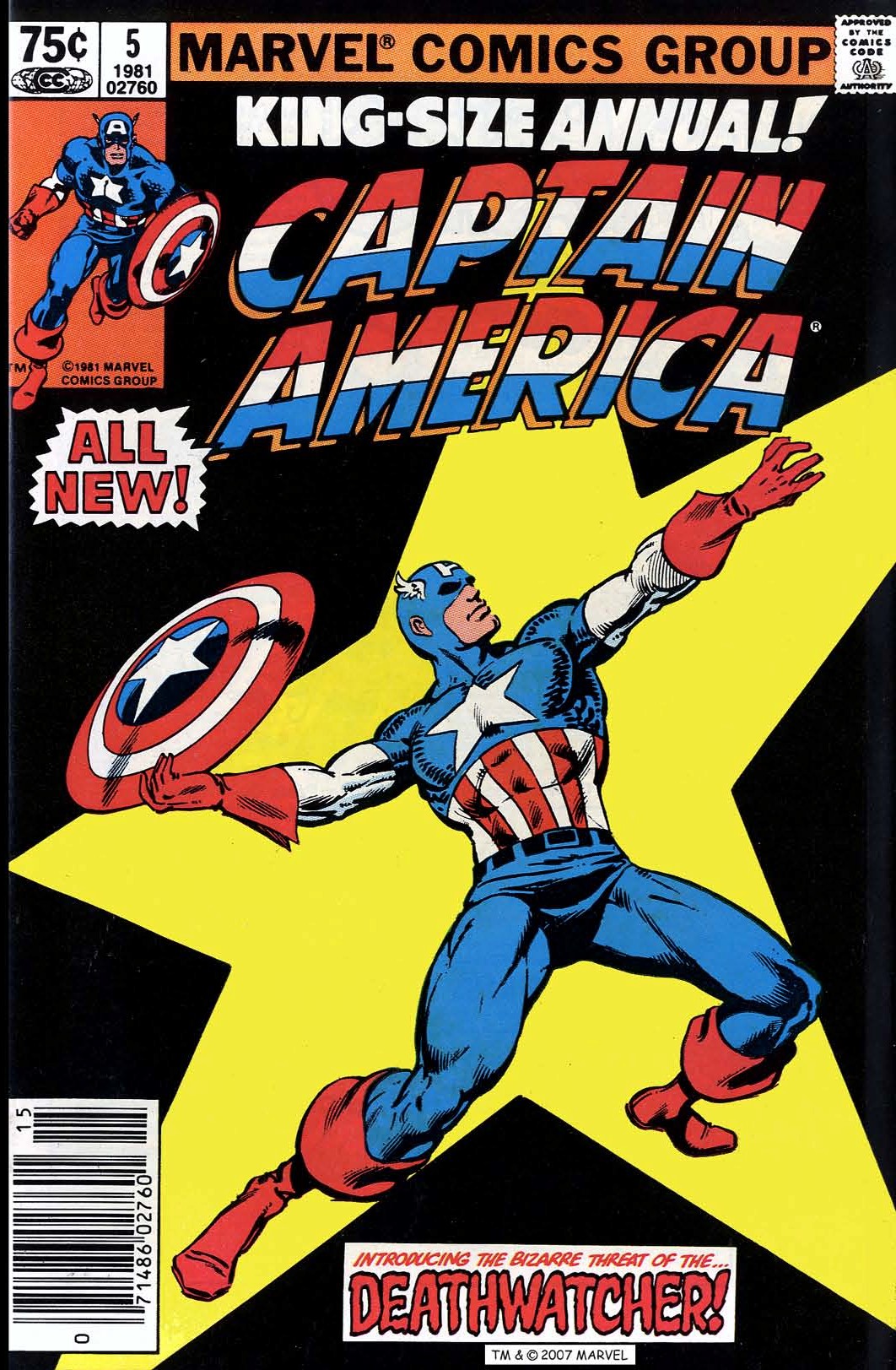 Read online Captain America (1968) comic -  Issue # _Annual 5 - 1
