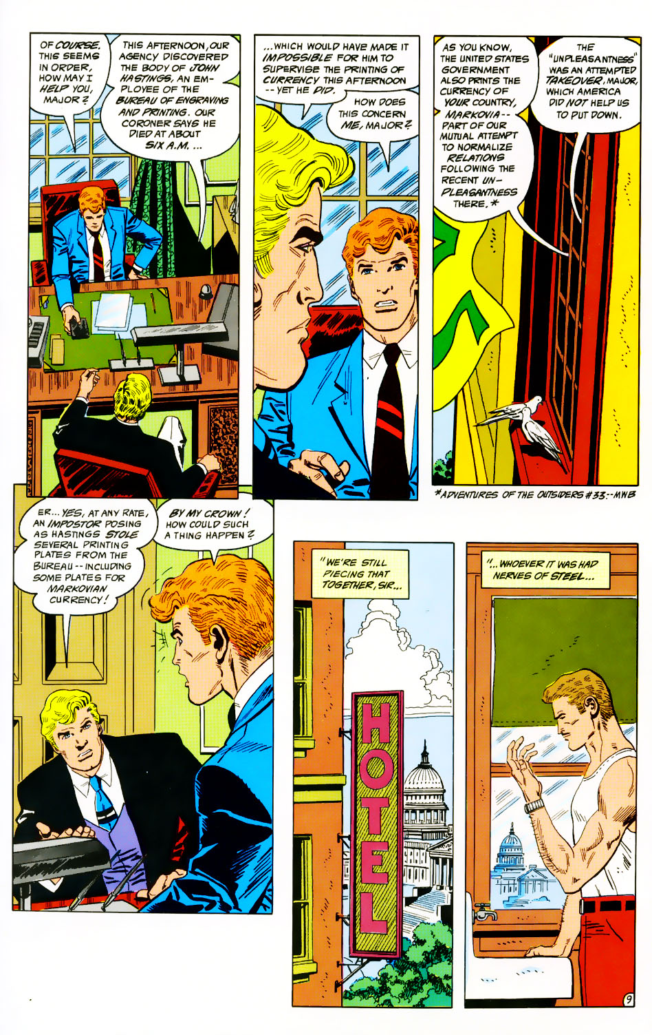 Read online The Outsiders (1985) comic -  Issue #3 - 10