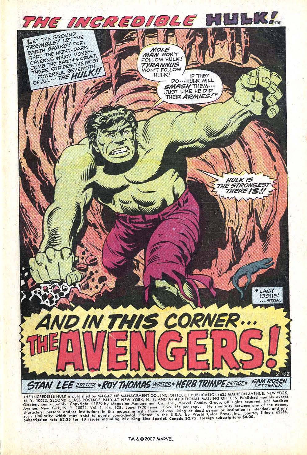 Read online The Incredible Hulk (1968) comic -  Issue #128 - 3