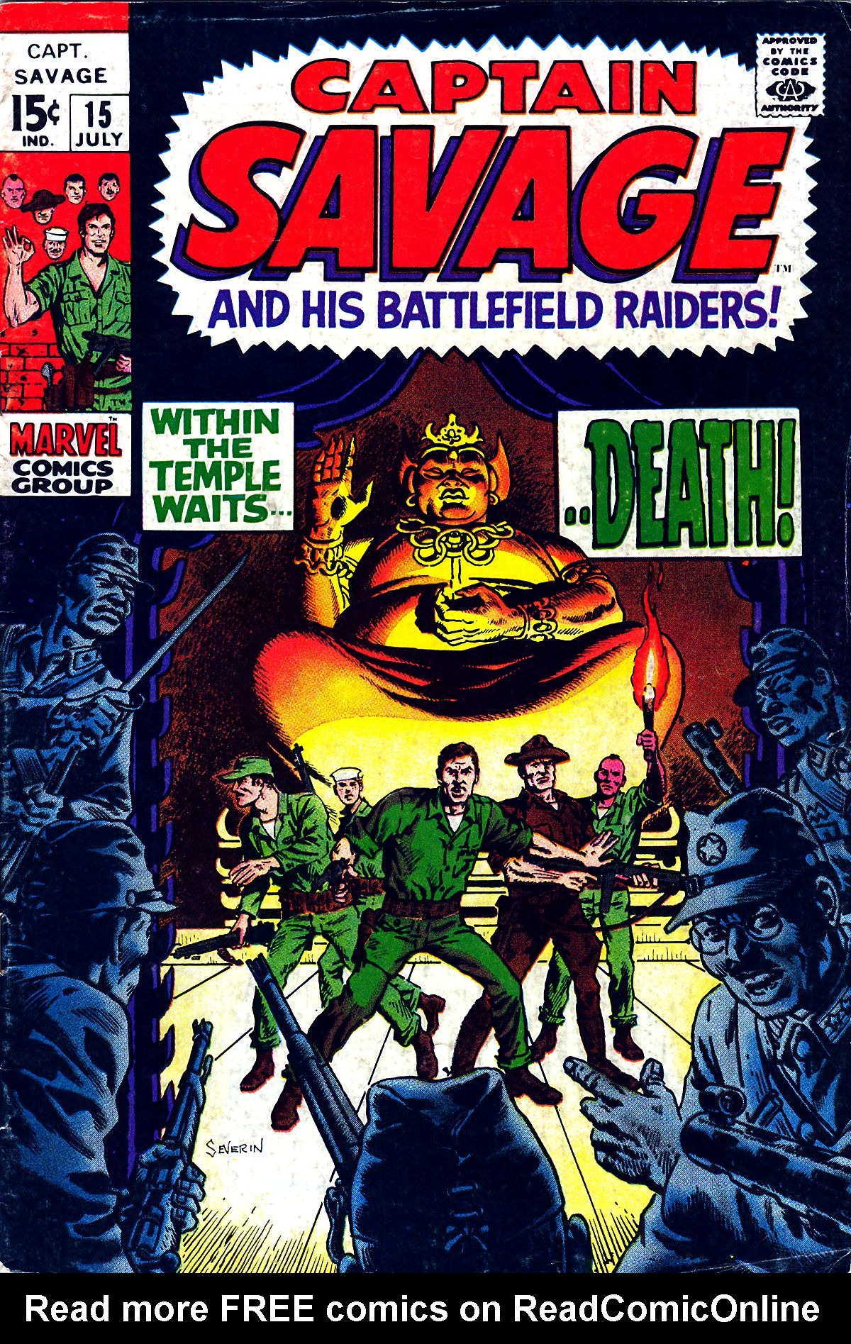Read online Captain Savage and his Leatherneck Raiders comic -  Issue #15 - 1