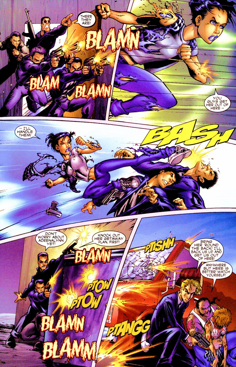 Read online Adrenalynn: Weapon of War comic -  Issue #3 - 14