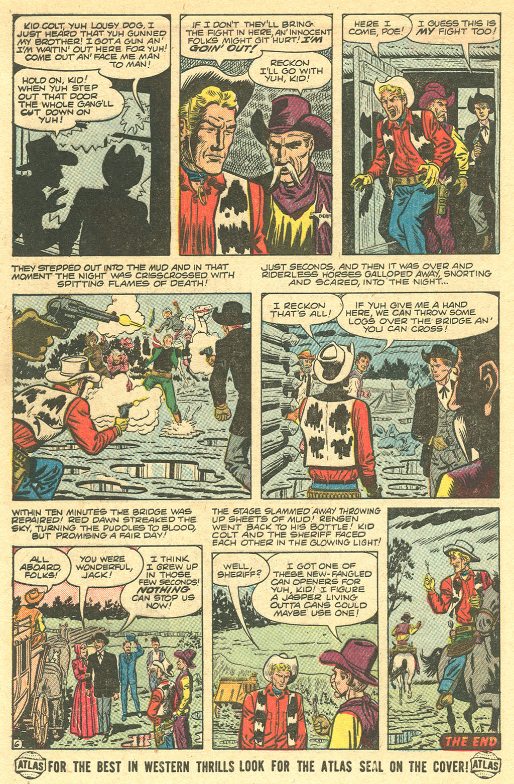 Read online Kid Colt Outlaw comic -  Issue #35 - 8