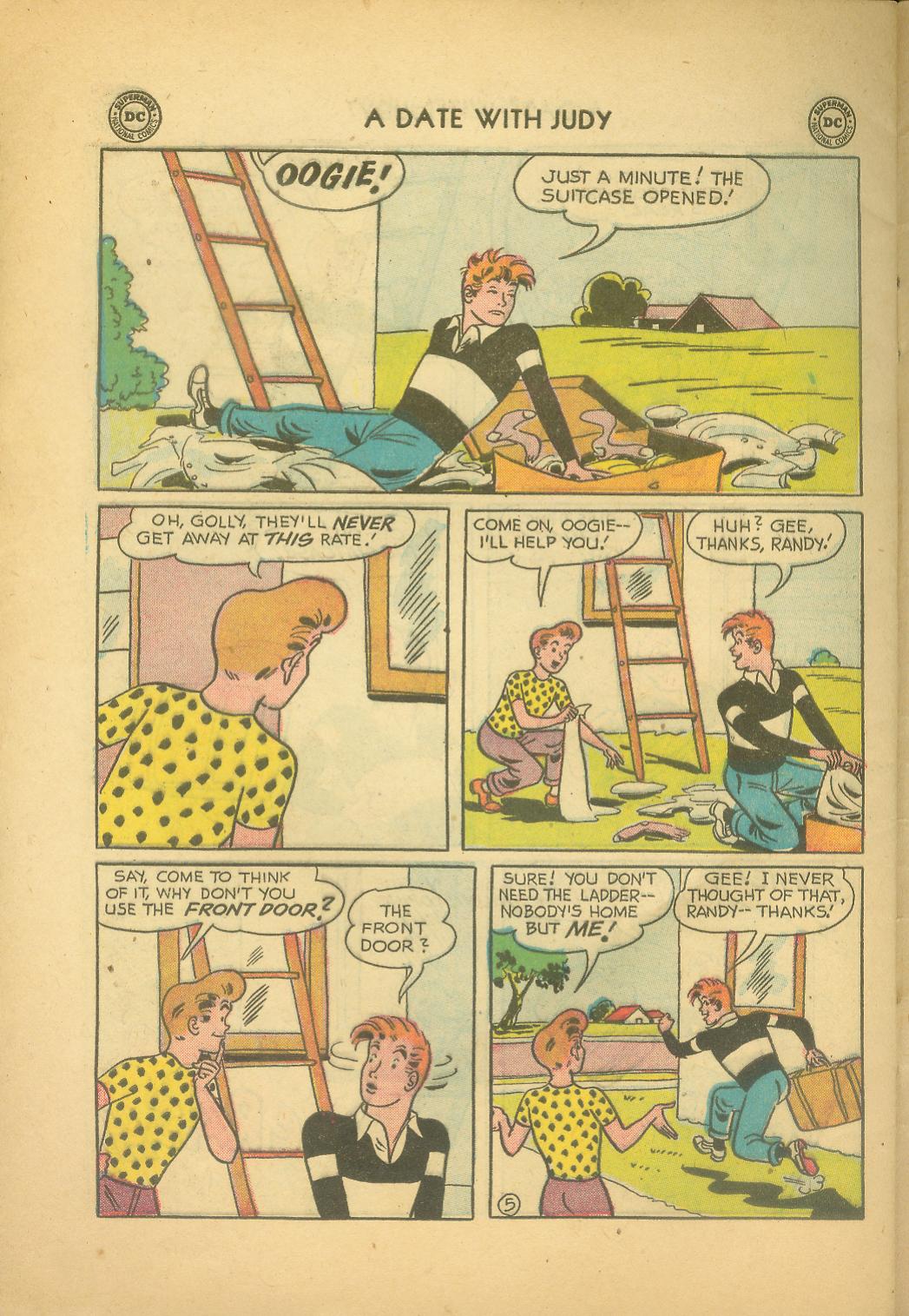 Read online A Date with Judy comic -  Issue #57 - 32