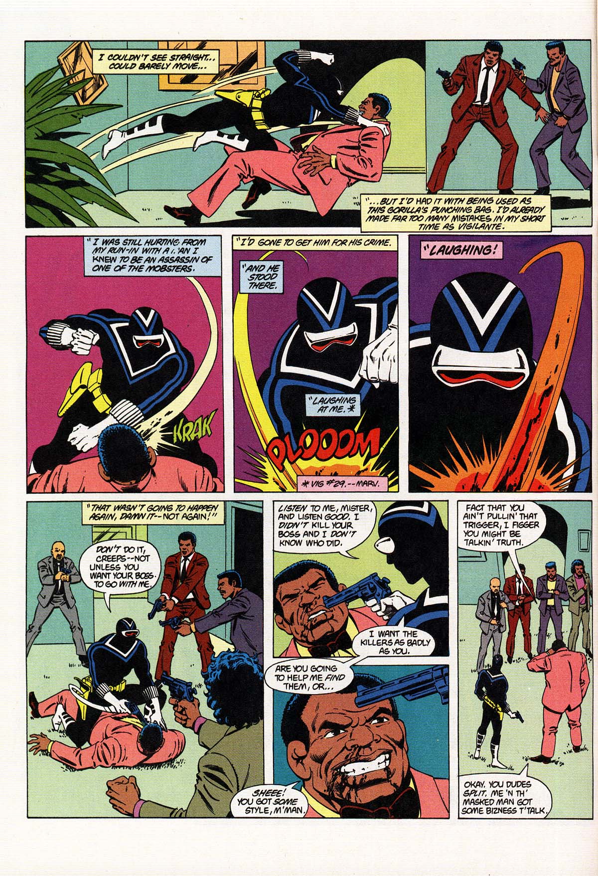 Read online Vigilante (1983) comic -  Issue #31 - 6