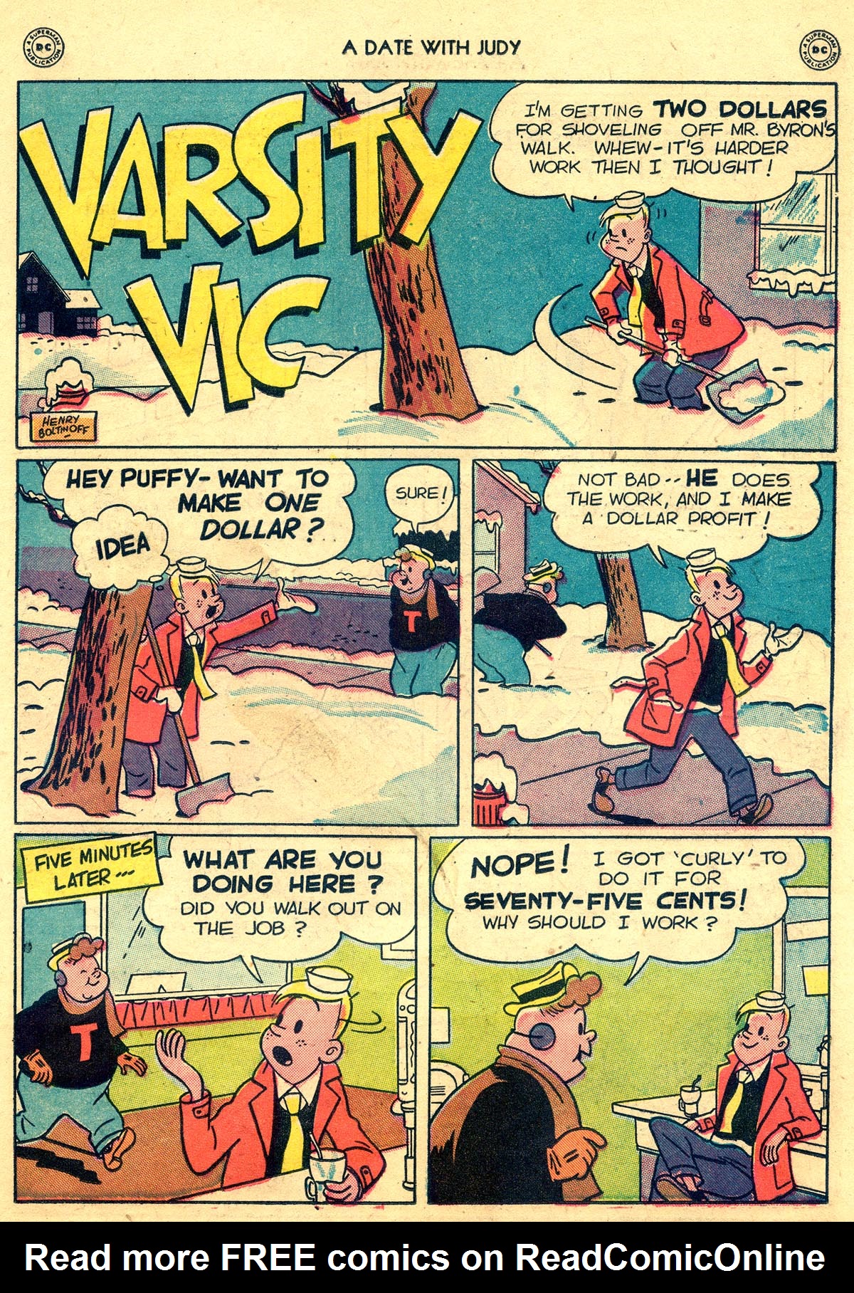 Read online A Date with Judy comic -  Issue #4 - 35