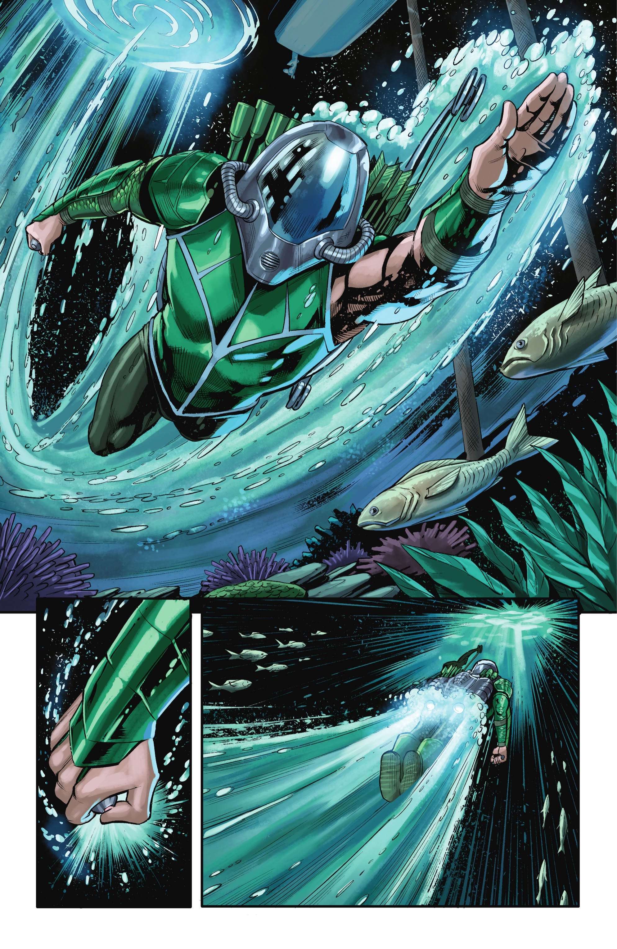 Read online Aquaman/Green Arrow - Deep Target comic -  Issue #1 - 9