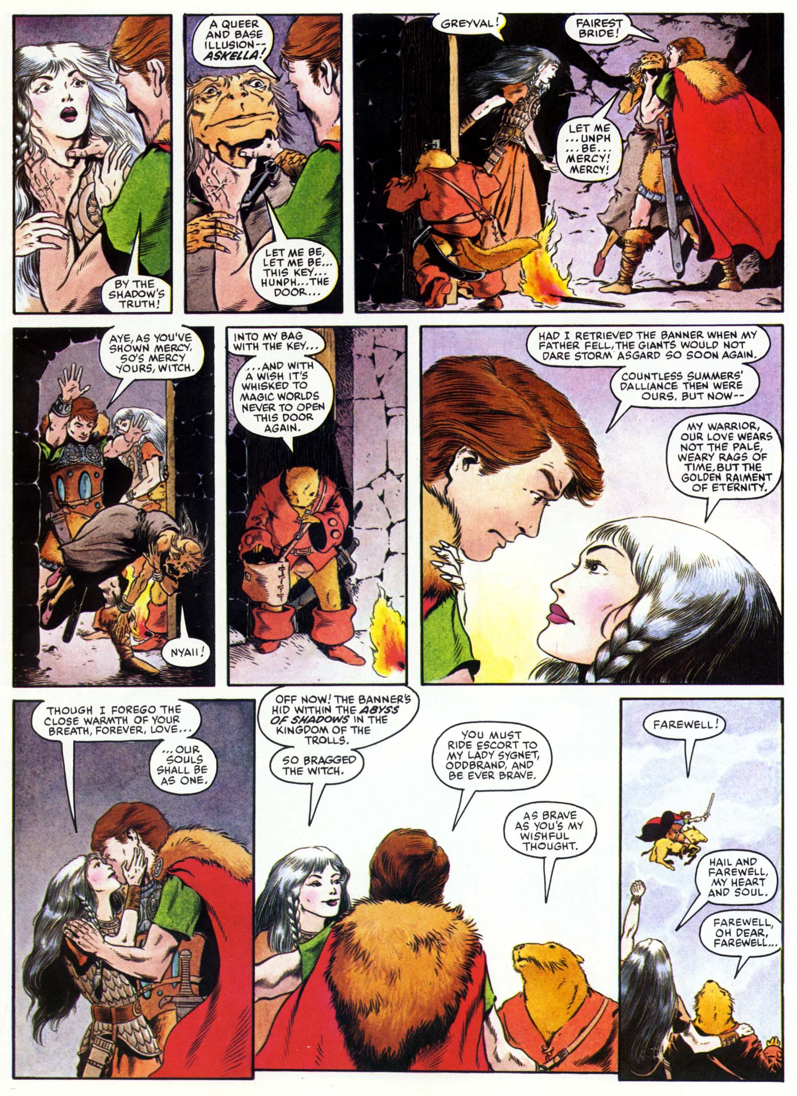 Read online Marvel Graphic Novel comic -  Issue #15 - The Raven Banner - 54
