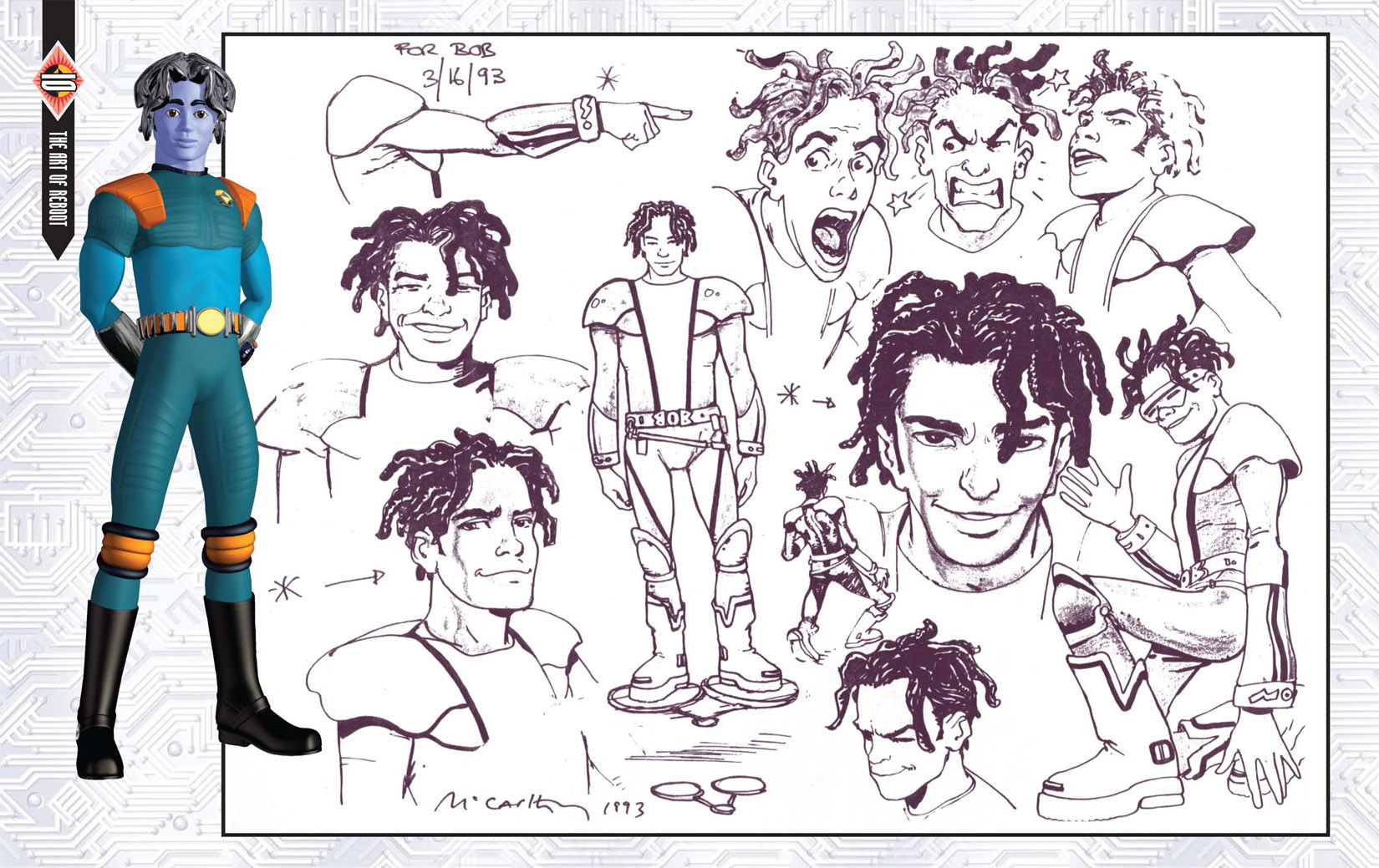 Read online The Art of Reboot comic -  Issue # TPB - 10