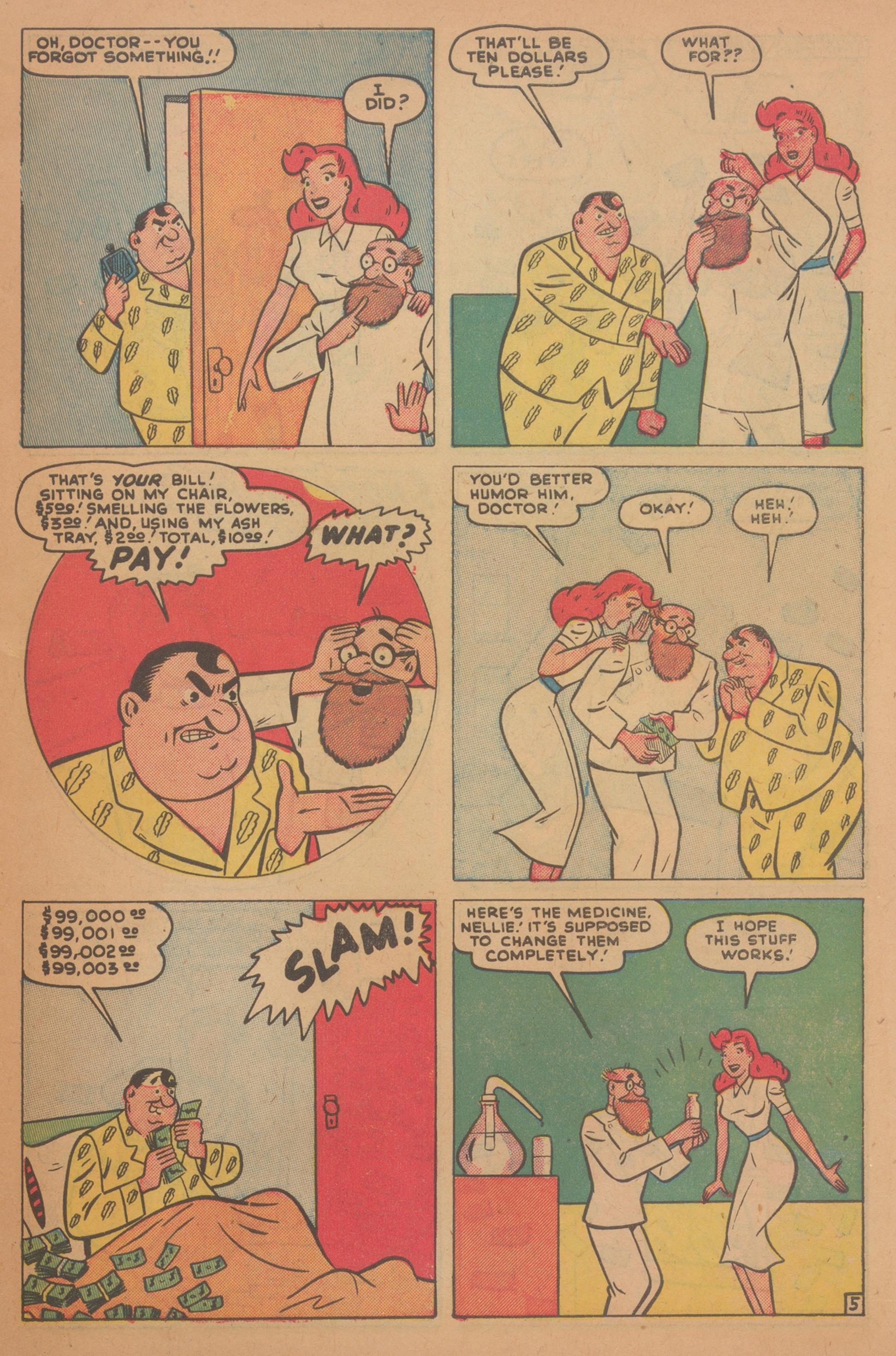 Read online Nellie The Nurse (1945) comic -  Issue #26 - 7