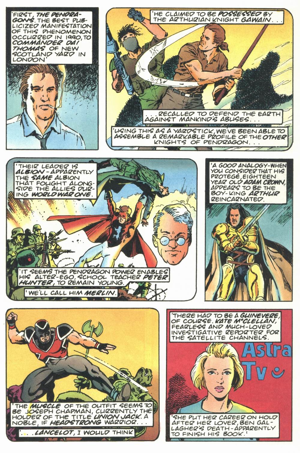Read online Knights of Pendragon comic -  Issue #1 - 4