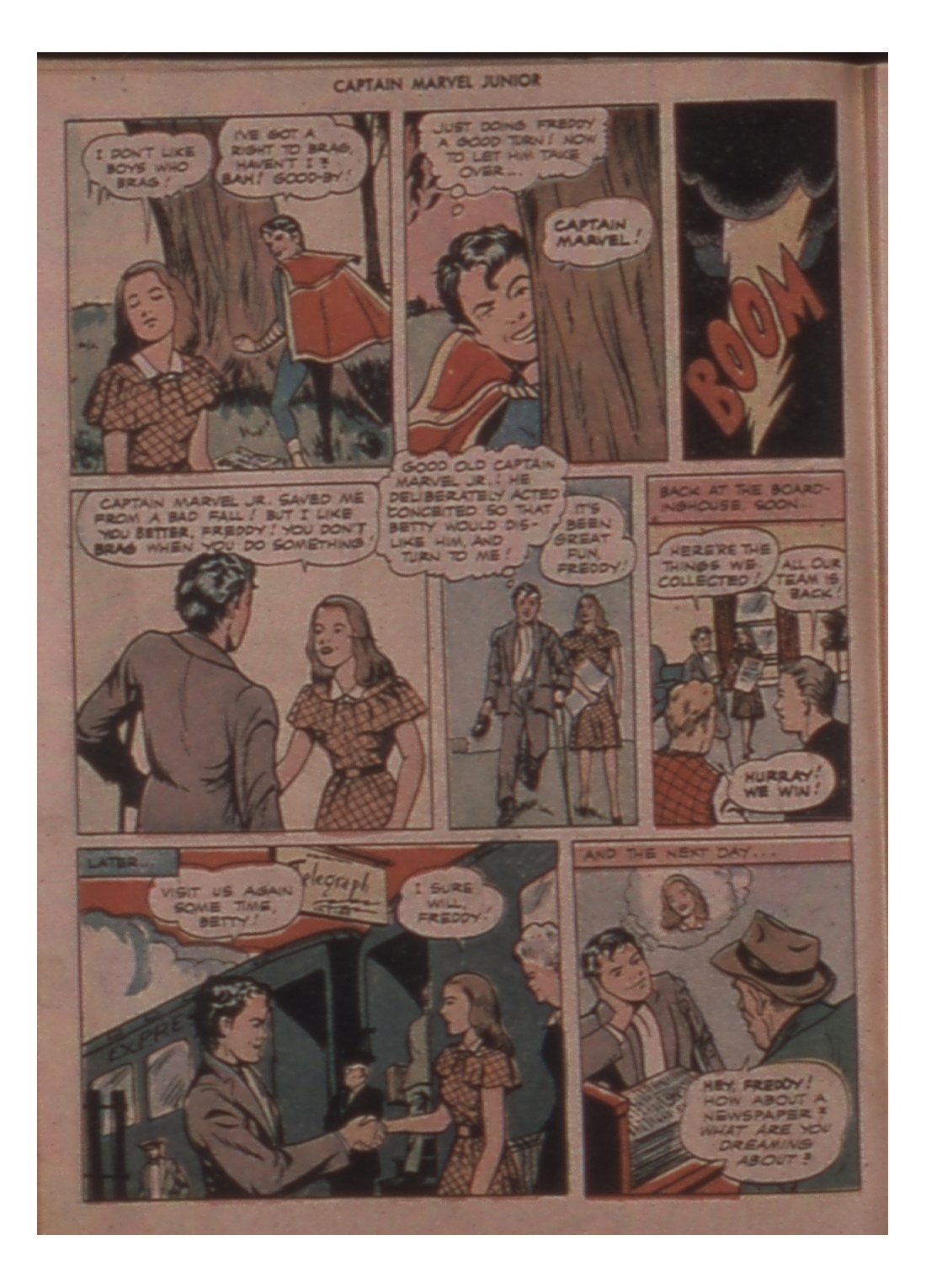 Read online Captain Marvel, Jr. comic -  Issue #55 - 22