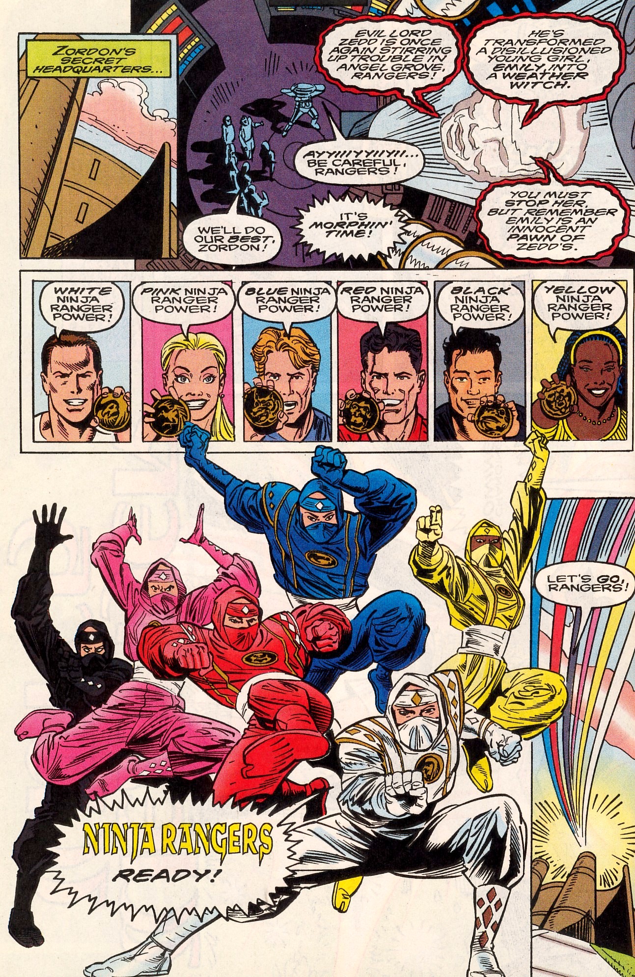 Read online Mighty Morphin Power Rangers: Ninja Rangers/VR Troopers comic -  Issue #5 - 5