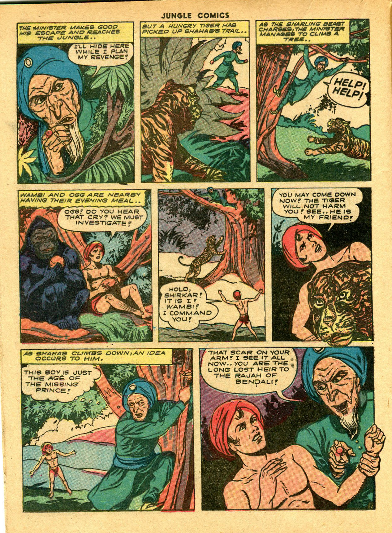 Read online Jungle Comics comic -  Issue #43 - 22