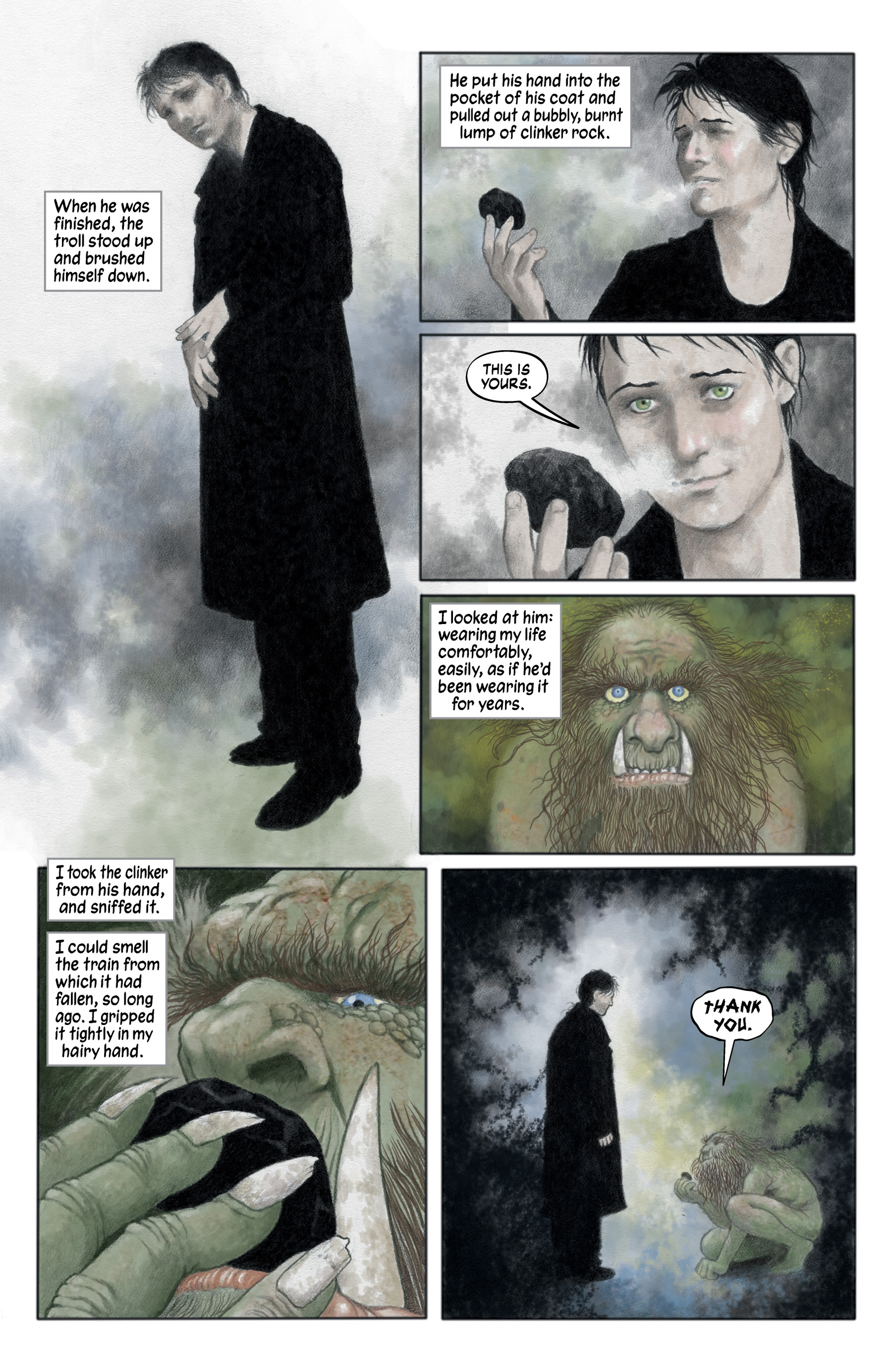 Read online Neil Gaiman's Troll Bridge comic -  Issue # TPB - 56
