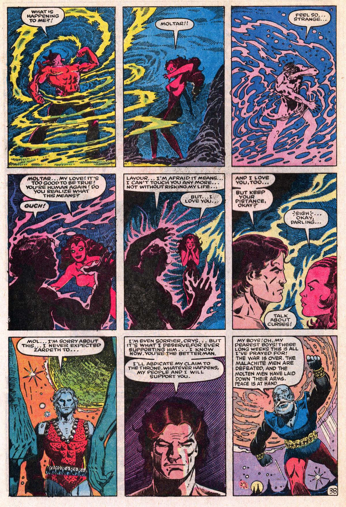 Read online The Saga of Crystar, Crystal Warrior comic -  Issue #11 - 39