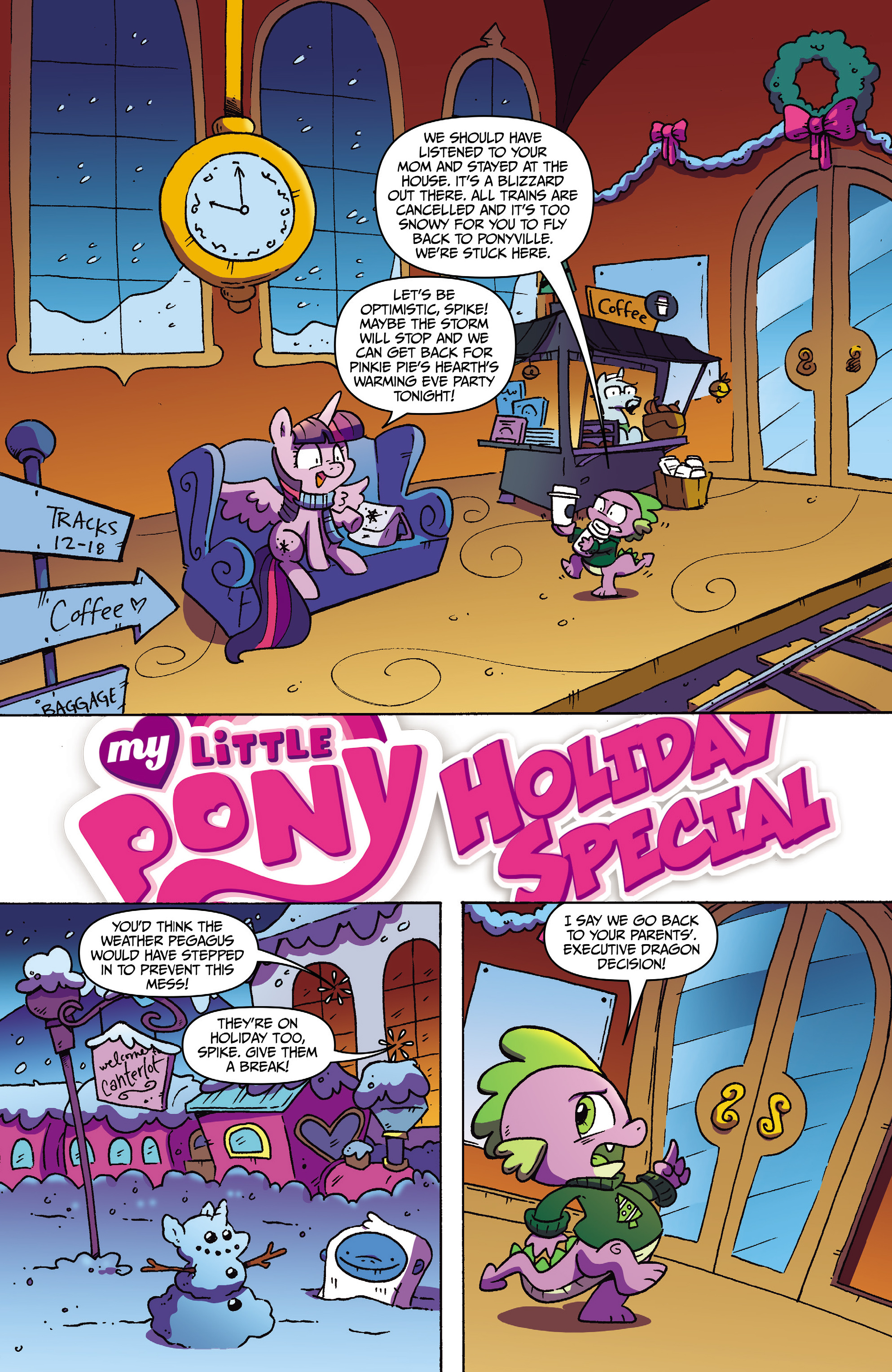 Read online My Little Pony Holiday Special comic -  Issue # Full - 3