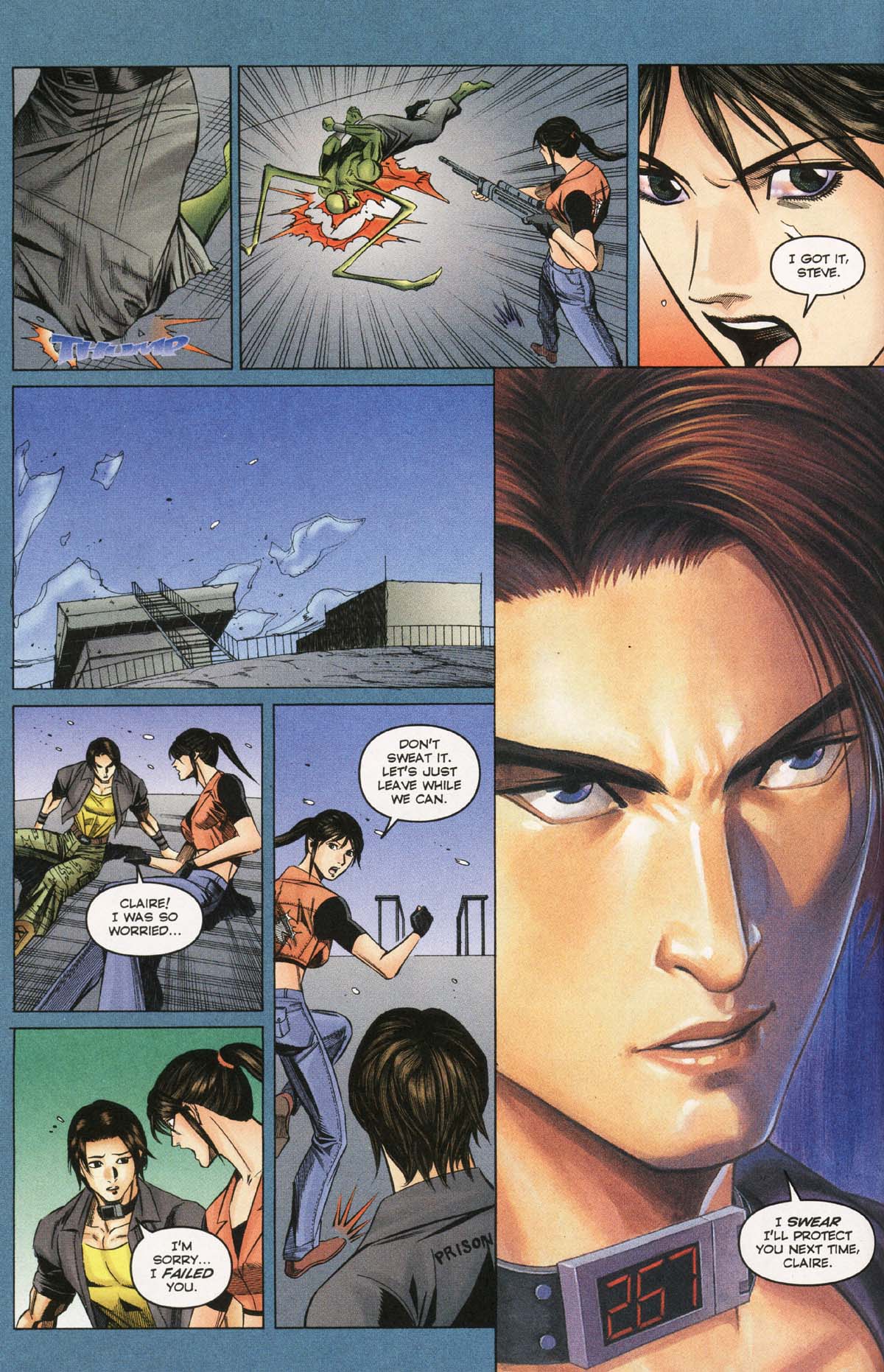 Read online Resident Evil Code: Veronica comic -  Issue #3 - 23