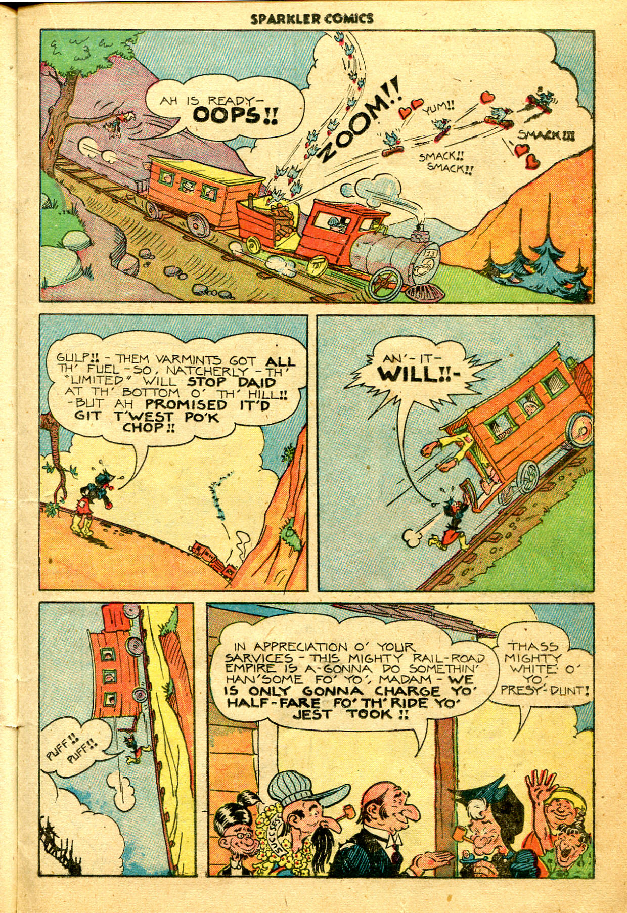 Read online Sparkler Comics comic -  Issue #82 - 17