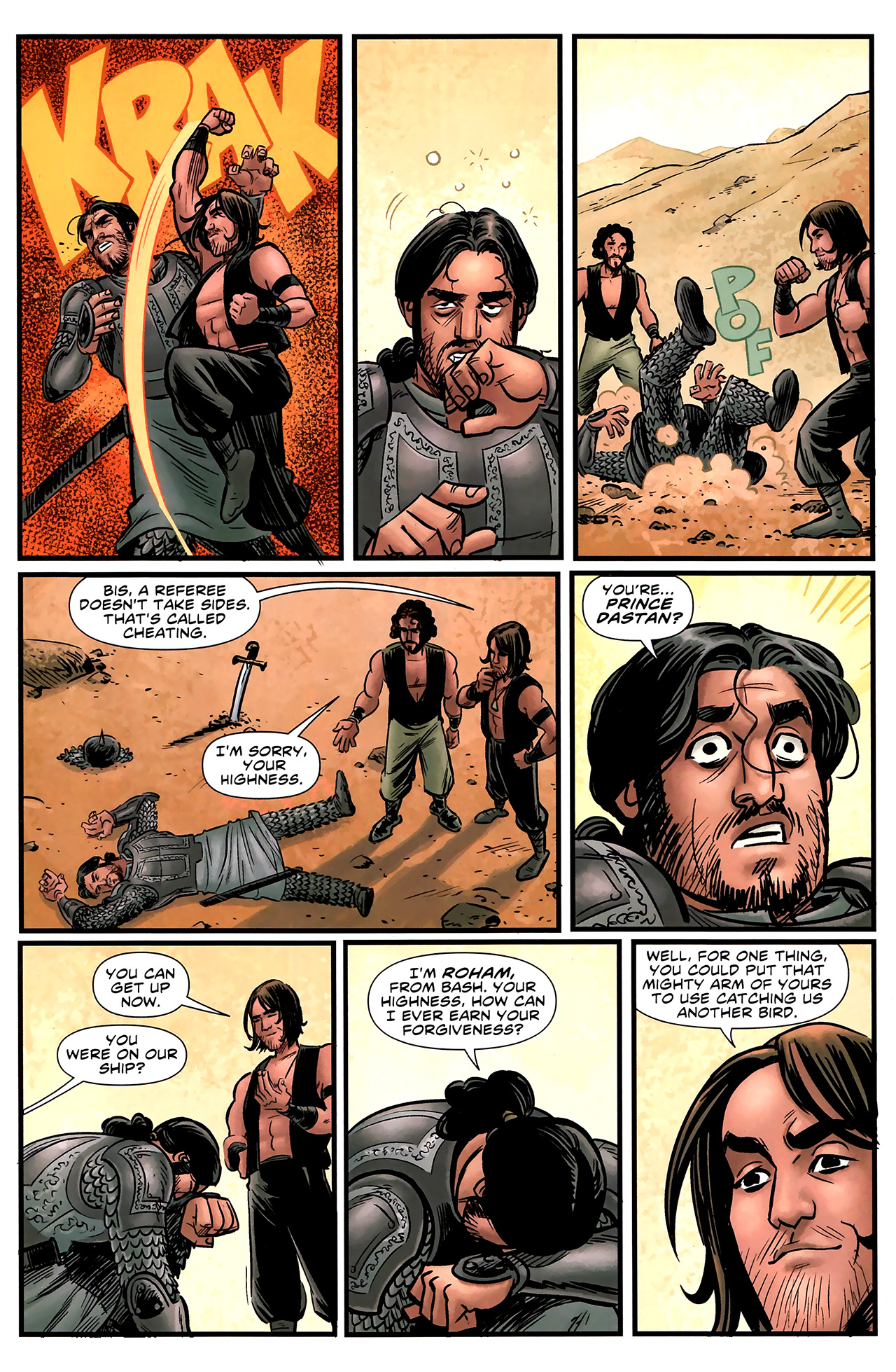 Read online Prince of Persia: Before the Sandstorm comic -  Issue #4 - 18