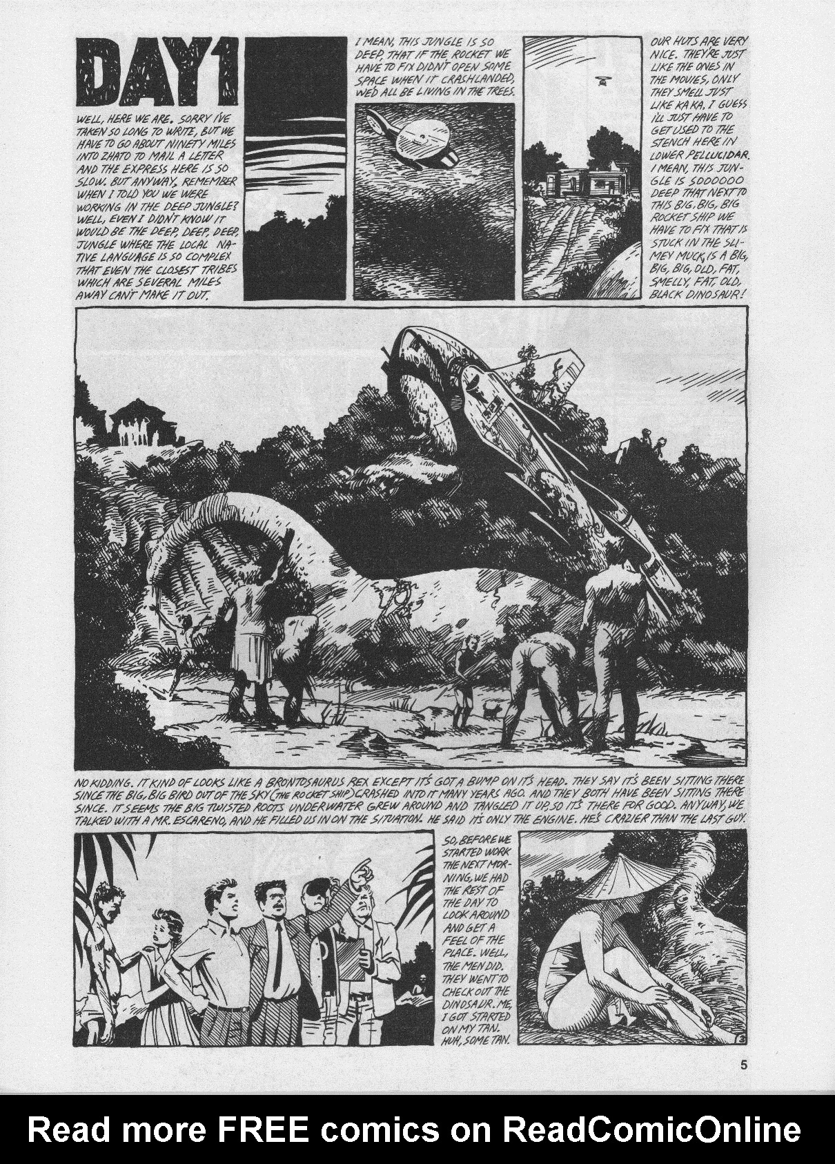 Read online Love and Rockets (1982) comic -  Issue #2 - 5