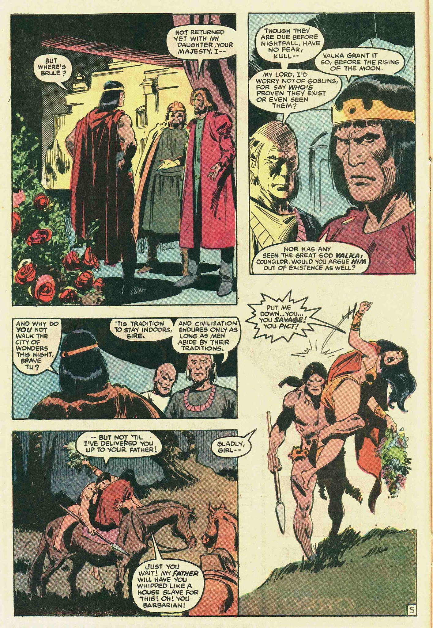 Read online Kull The Conqueror (1983) comic -  Issue #6 - 6