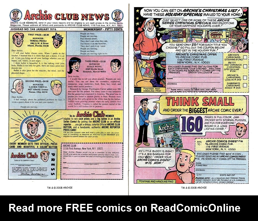 Read online Jughead (1965) comic -  Issue #248 - 14