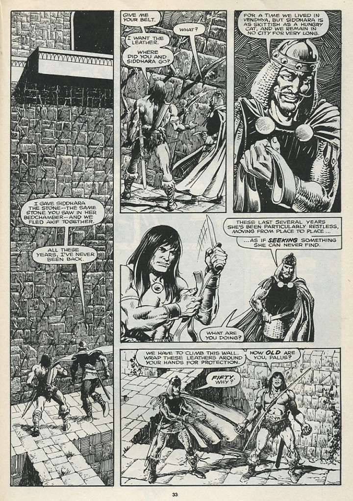 Read online The Savage Sword Of Conan comic -  Issue #174 - 35